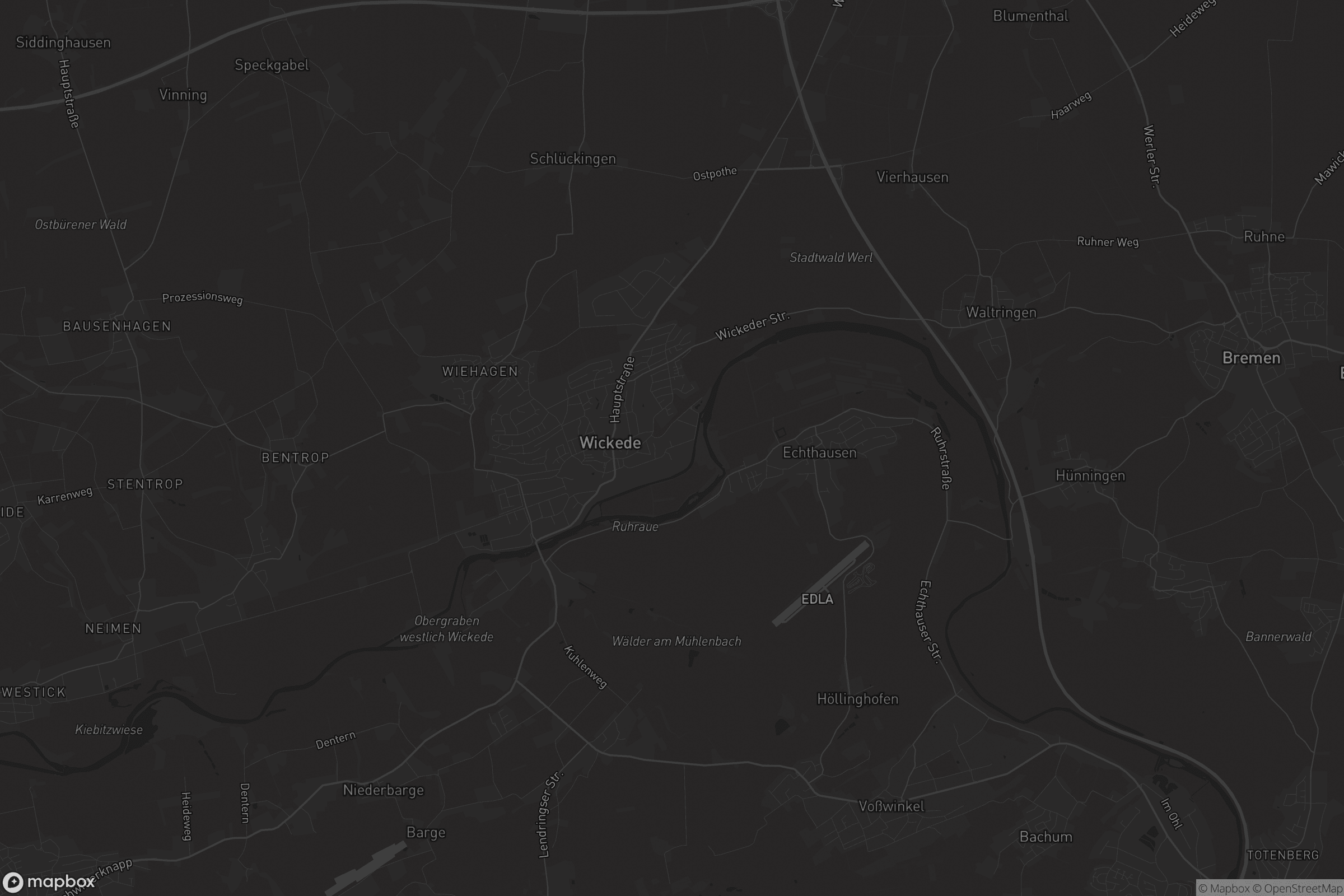 Karte von Wickede (Ruhr)