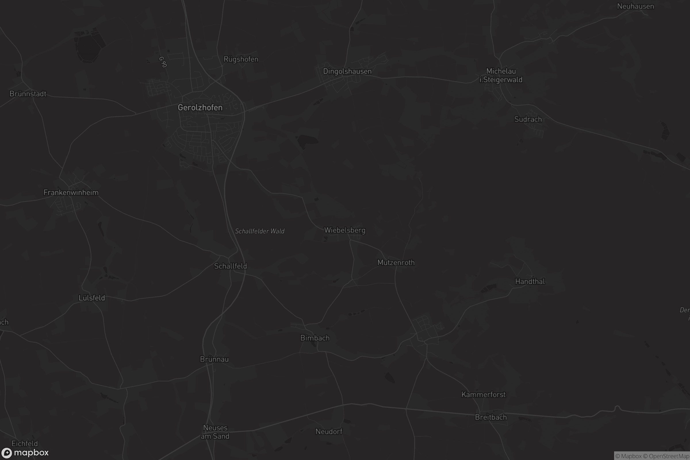 Karte von Wiebelsberg