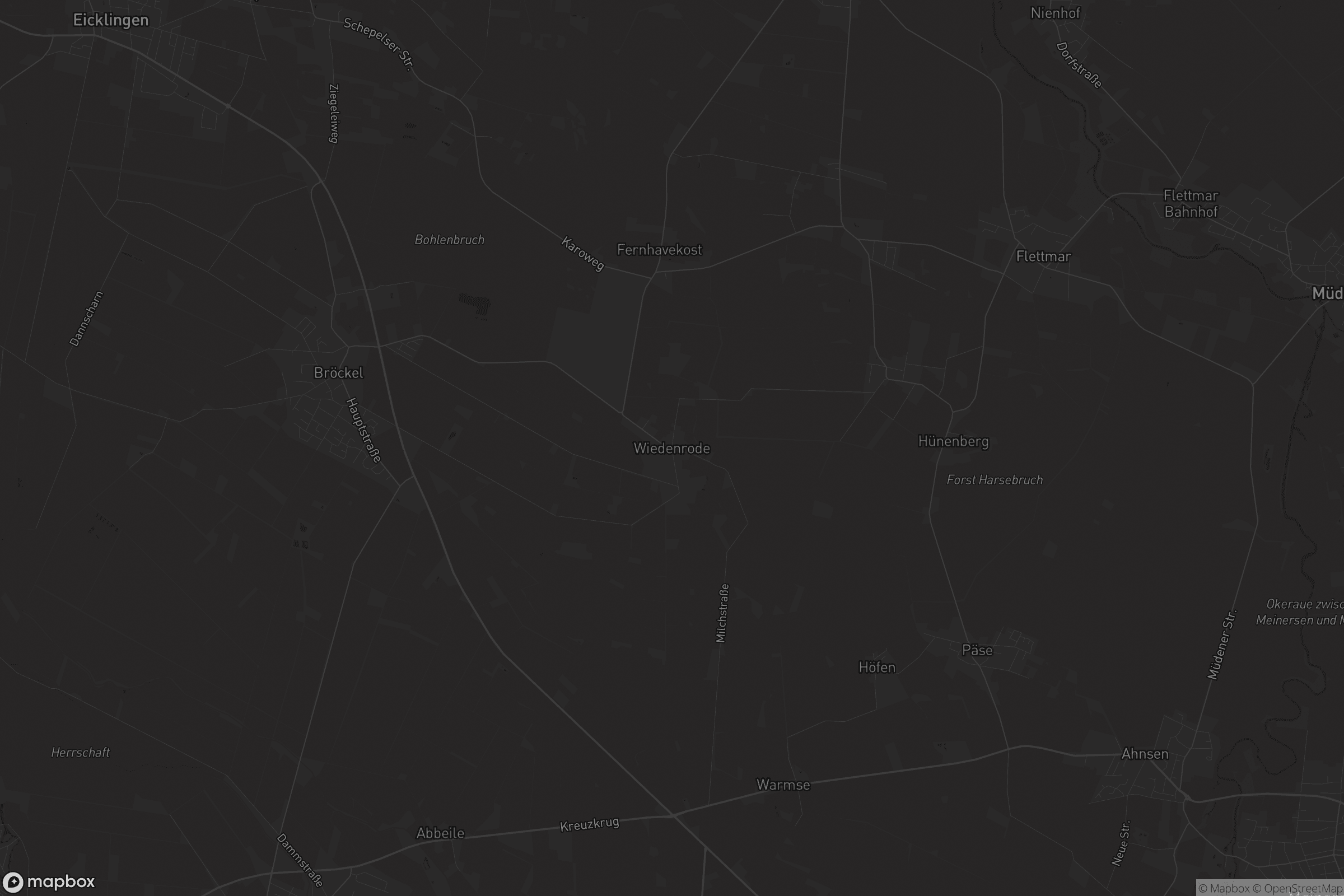 Karte von Wiedenrode