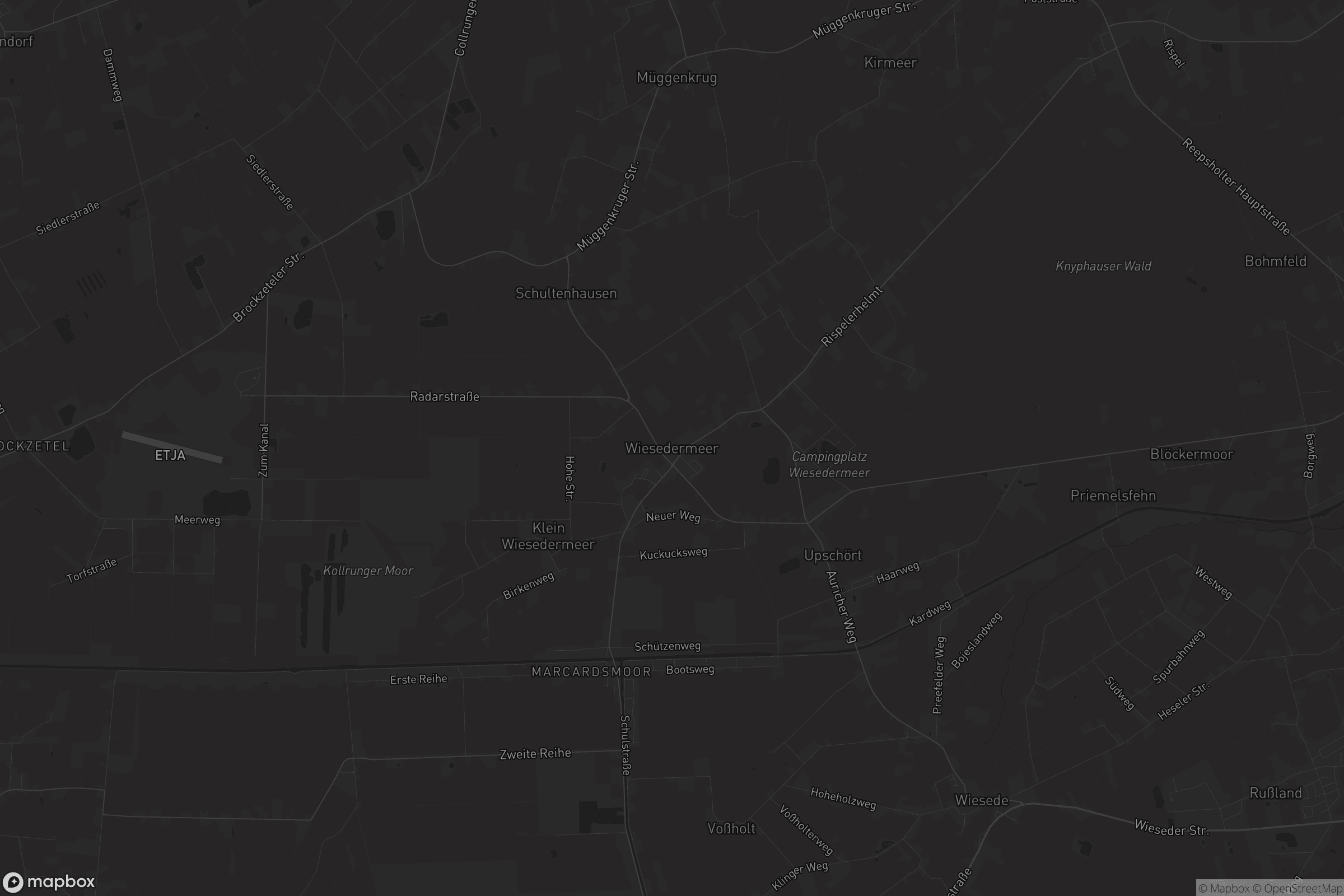 Karte von Wiesedermeer