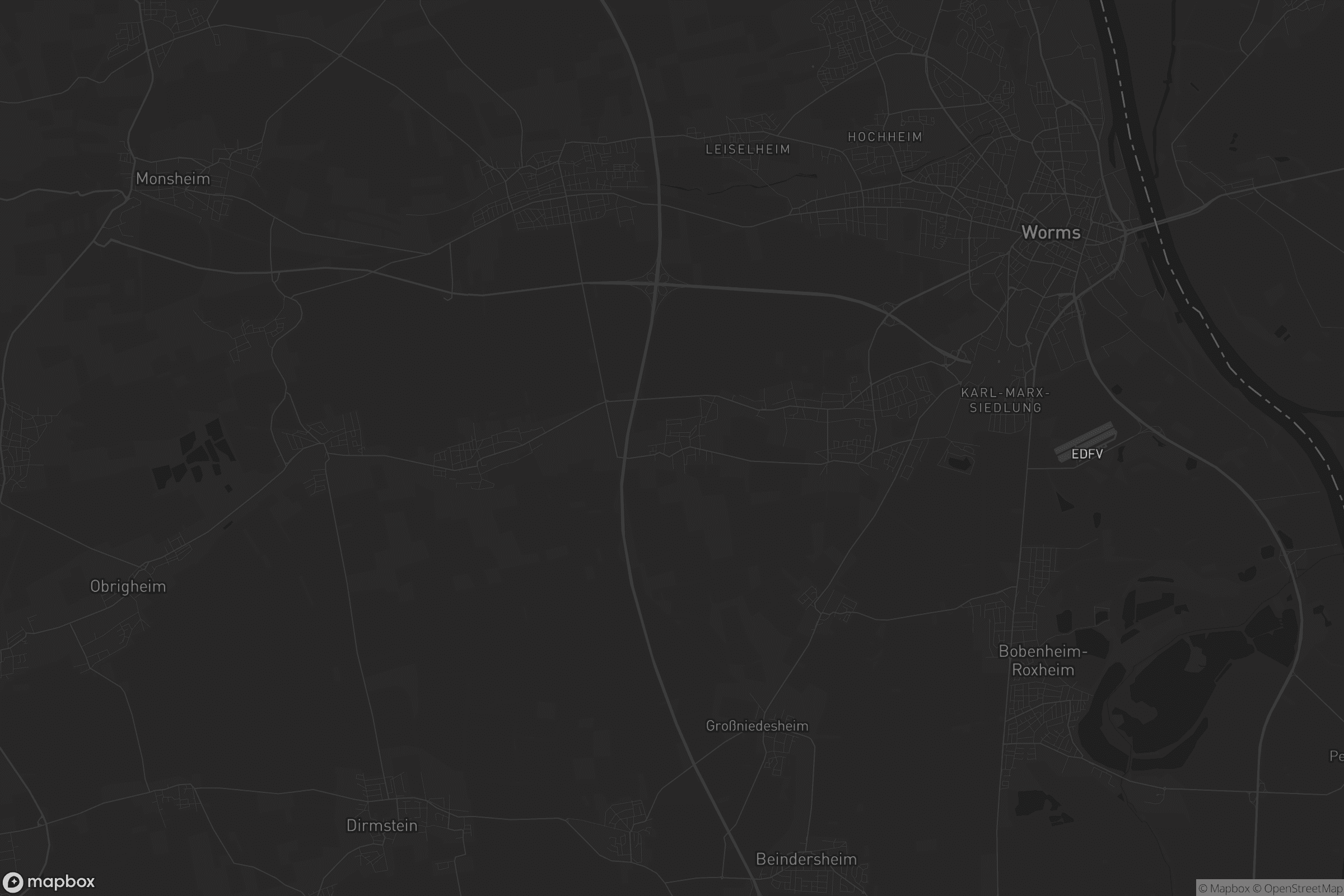 Karte von Wiesoppenheim