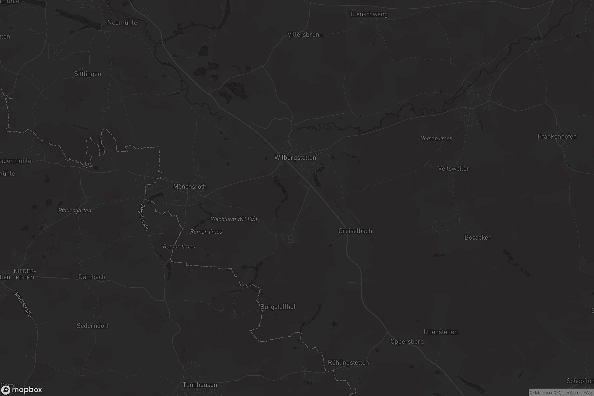 Karte von Wilburgstetten