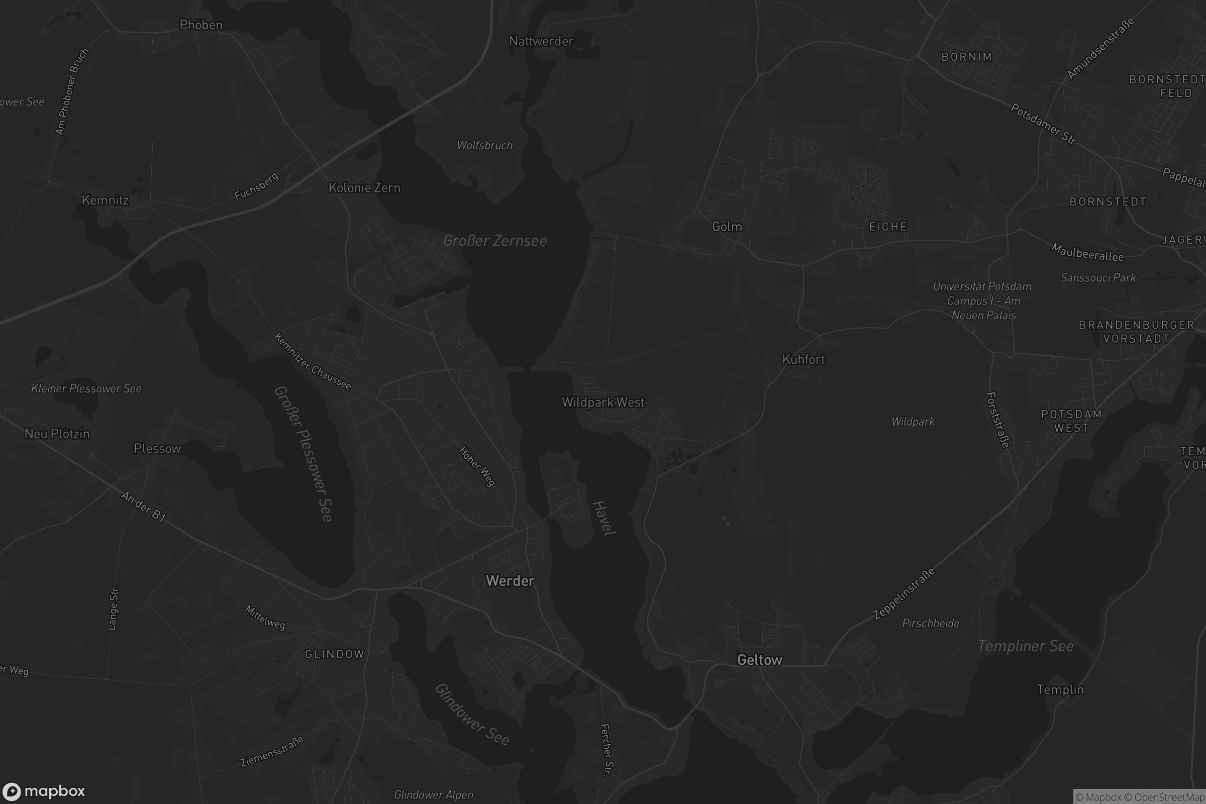 Karte von Wildpark West