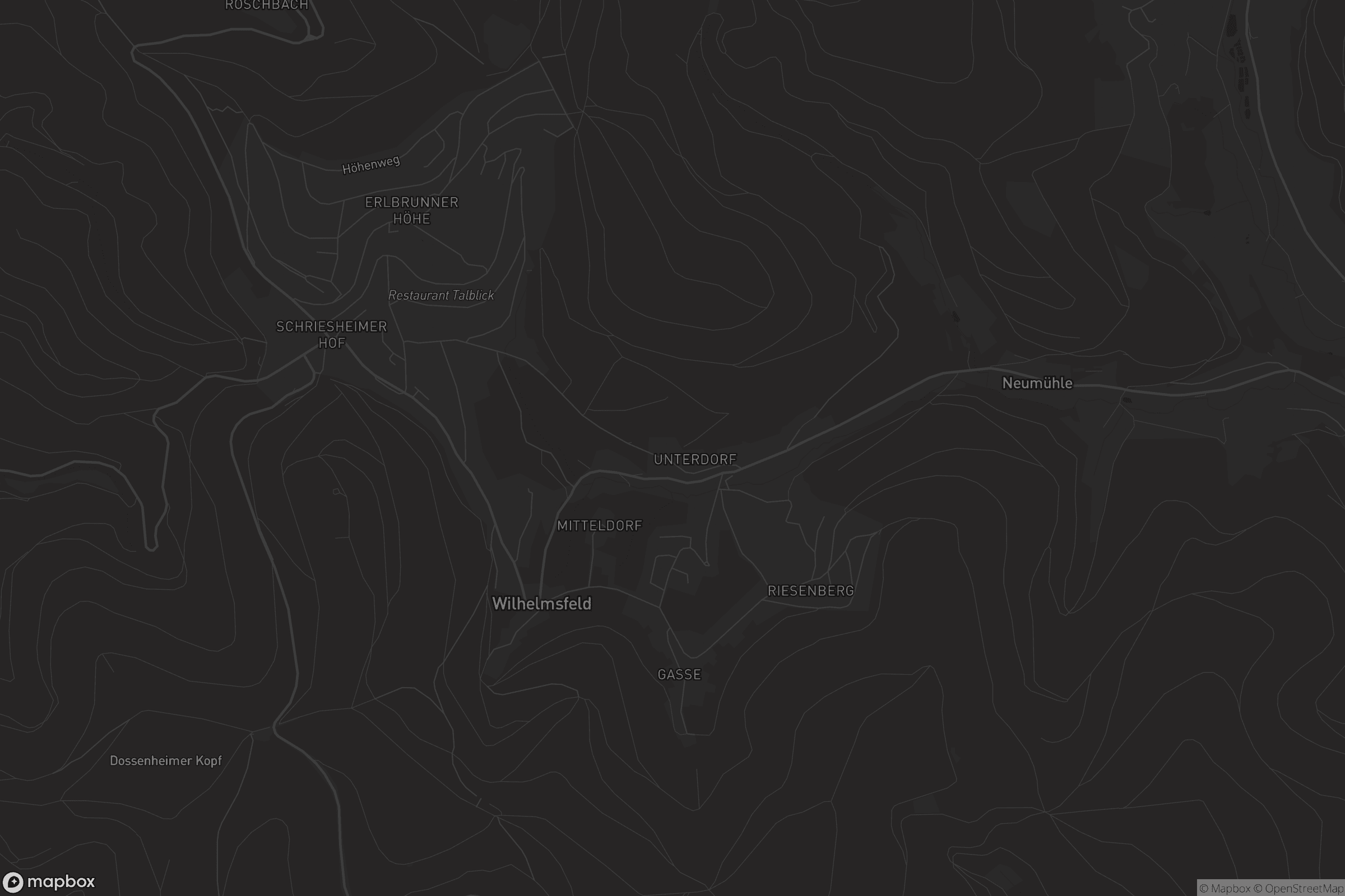 Karte von Wilhelmsfeld