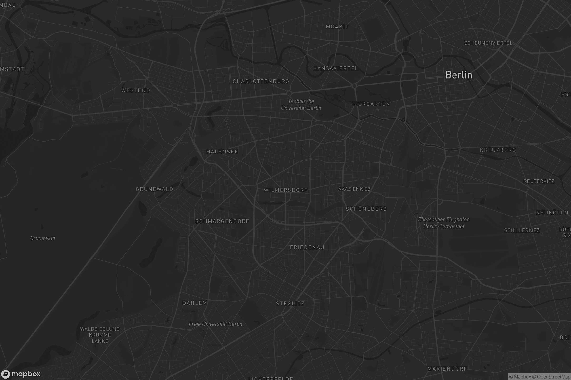 Karte von Wilmersdorf