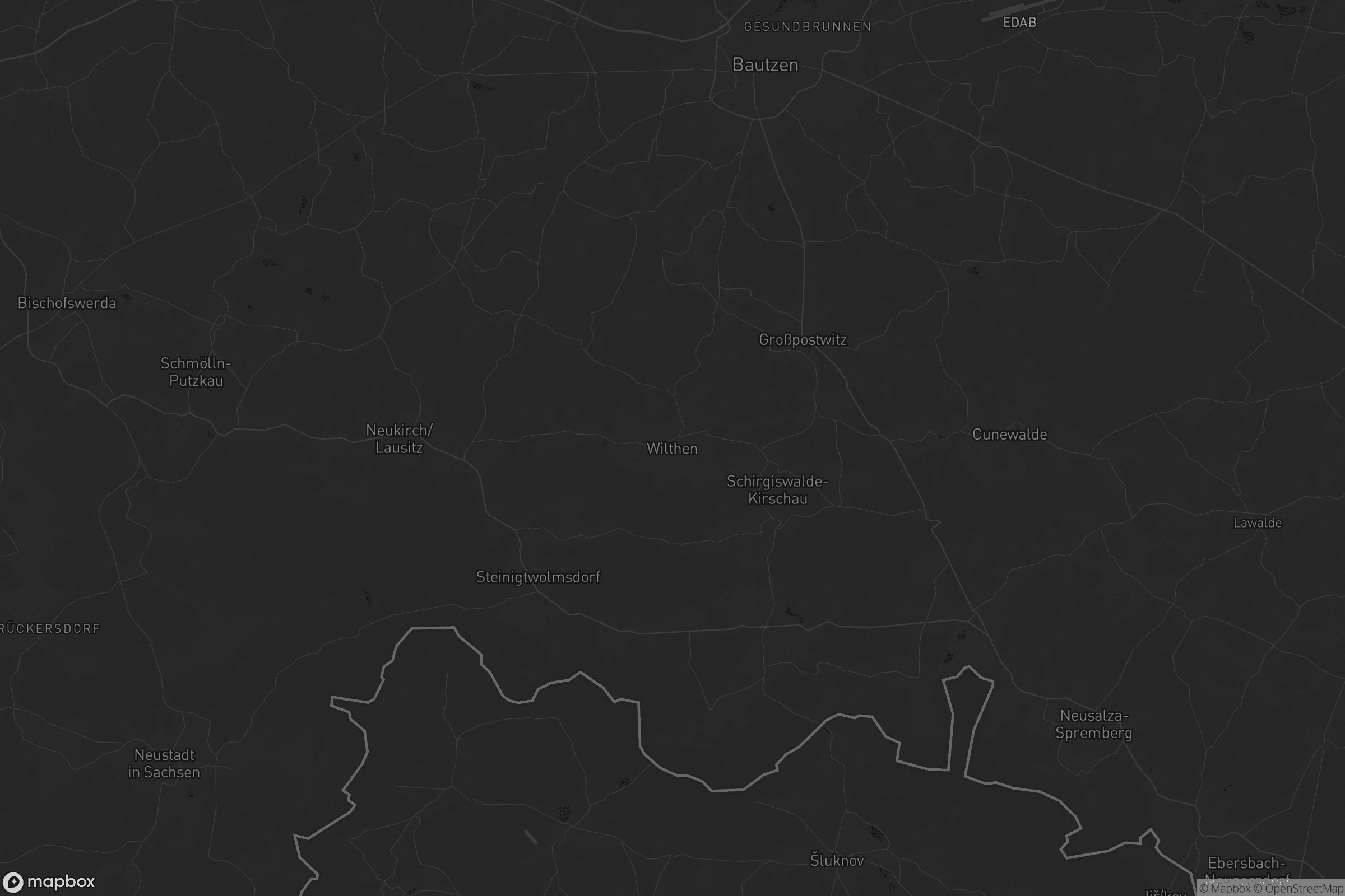 Karte von Wilthen - Wjelećin