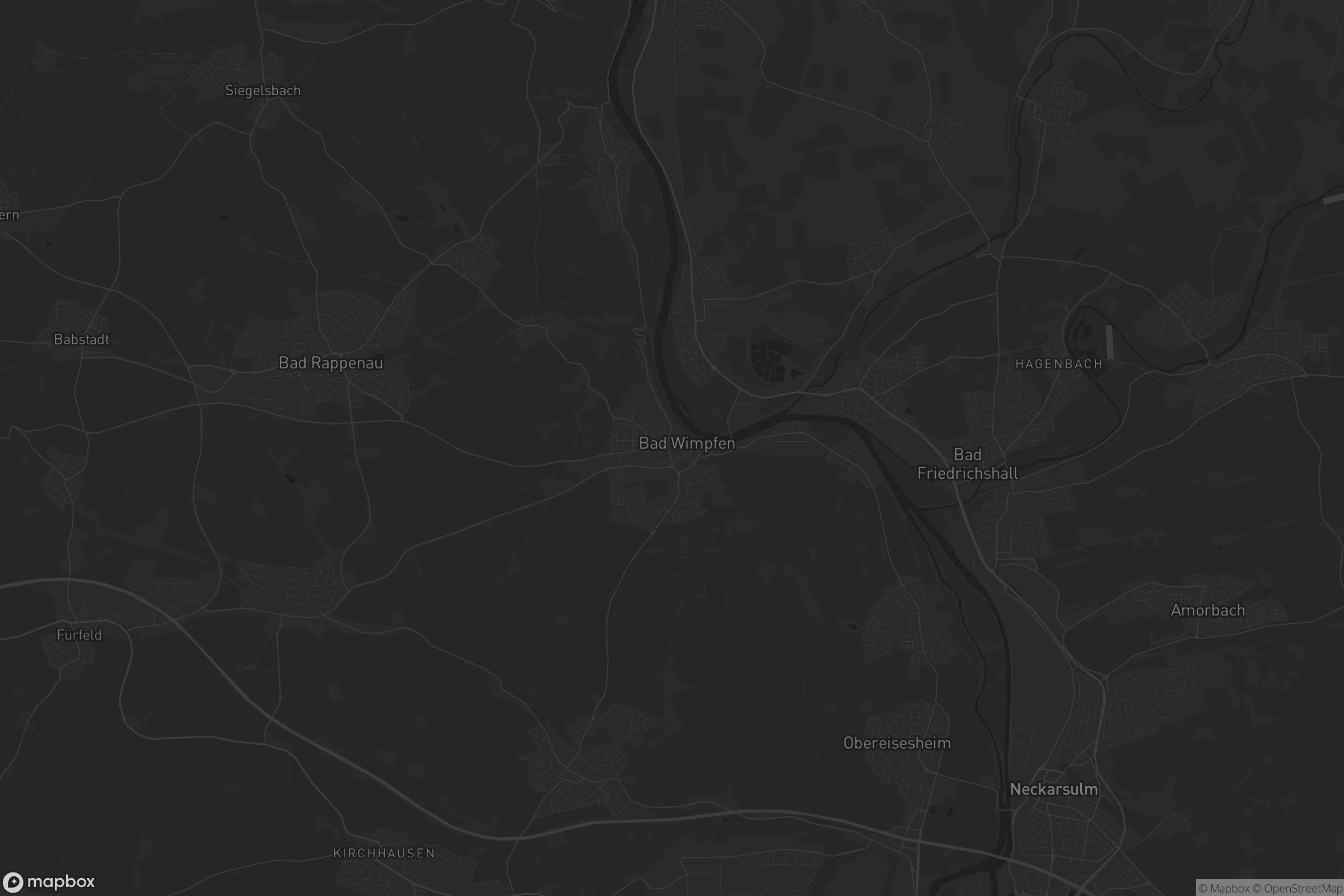 Karte von Wimpfen am Berg