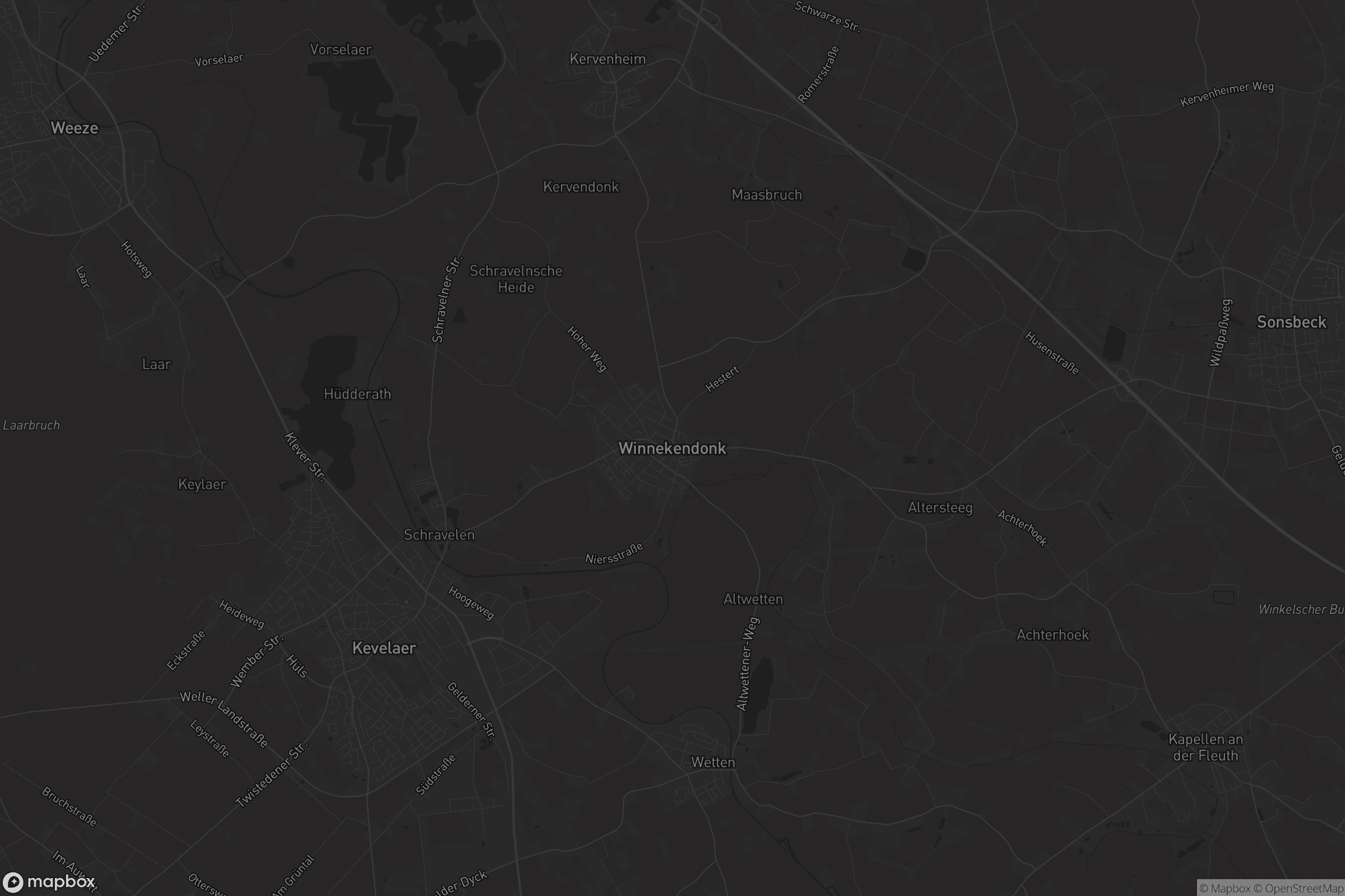 Karte von Winnekendonk