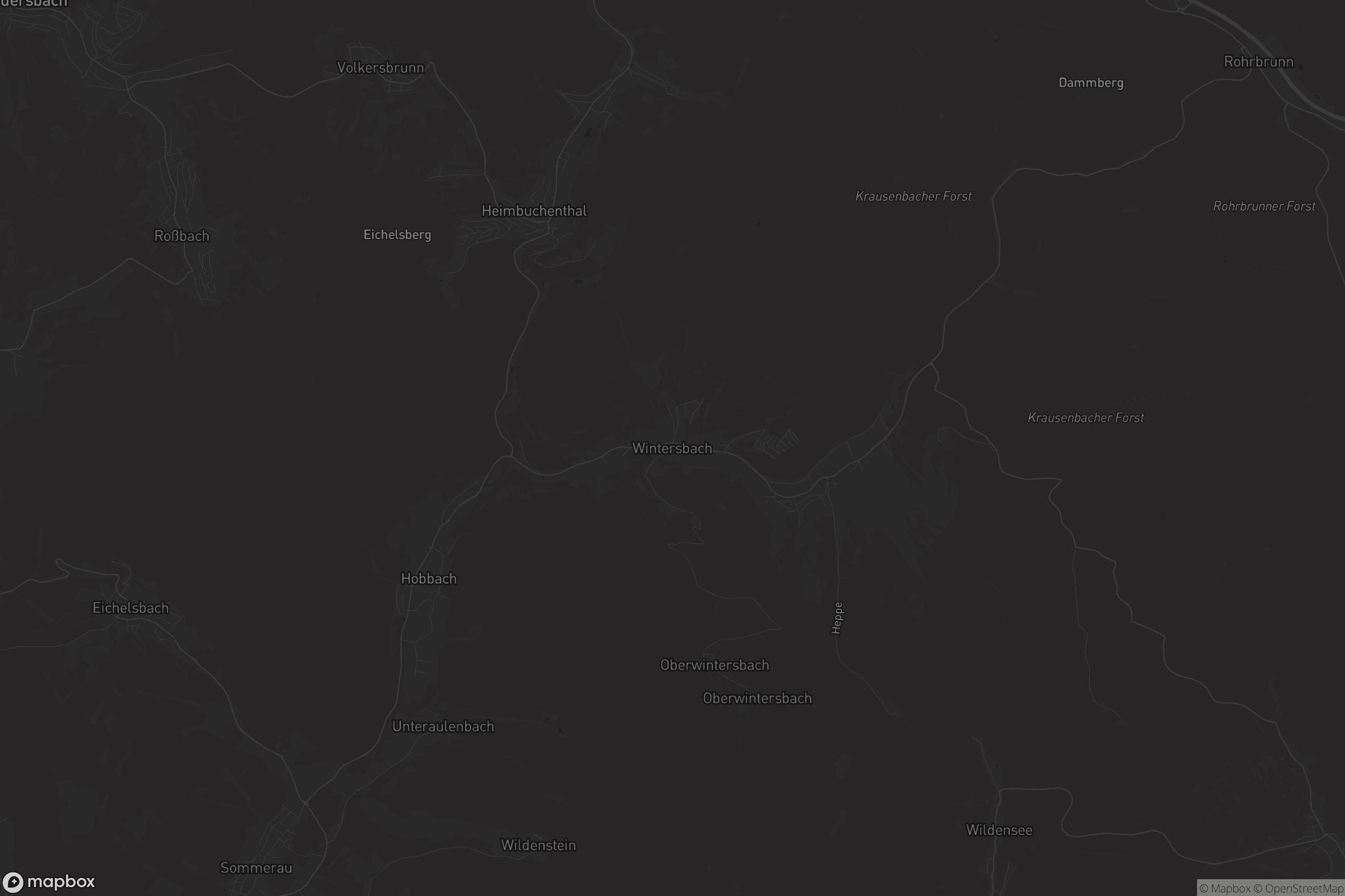 Karte von Wintersbach