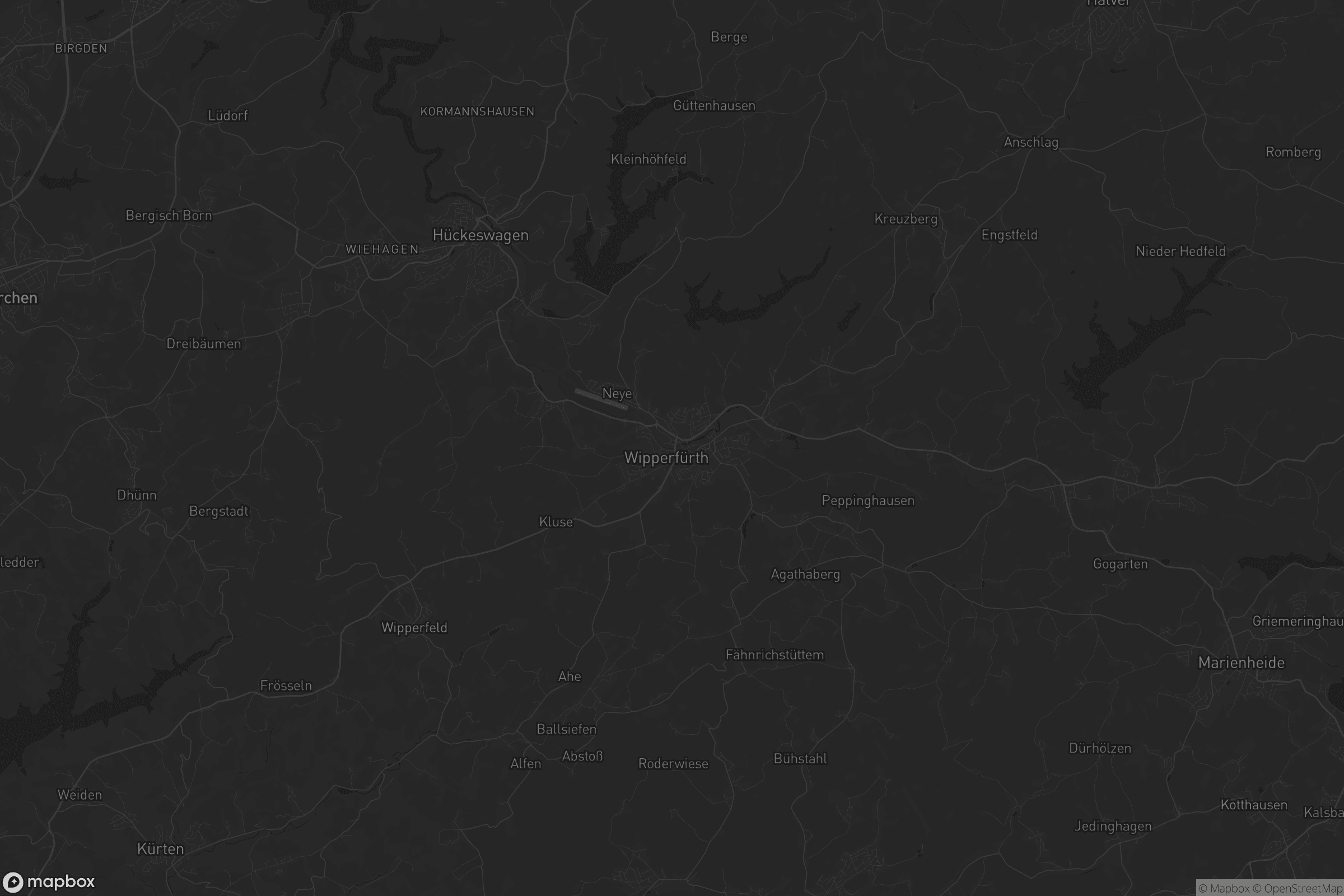 Karte von Wipperfürth