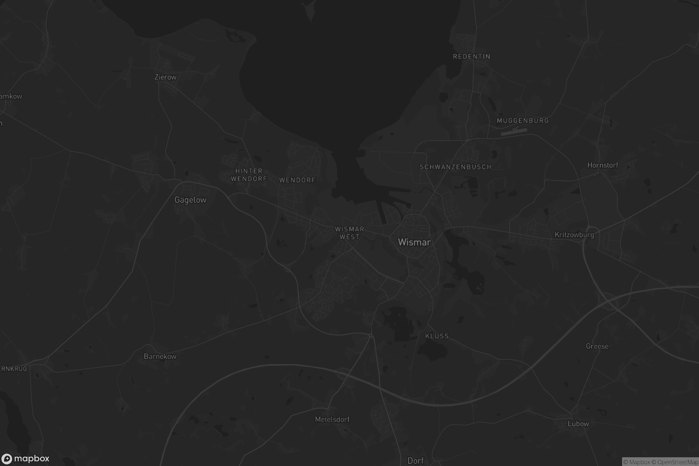 Karte von Wismar West