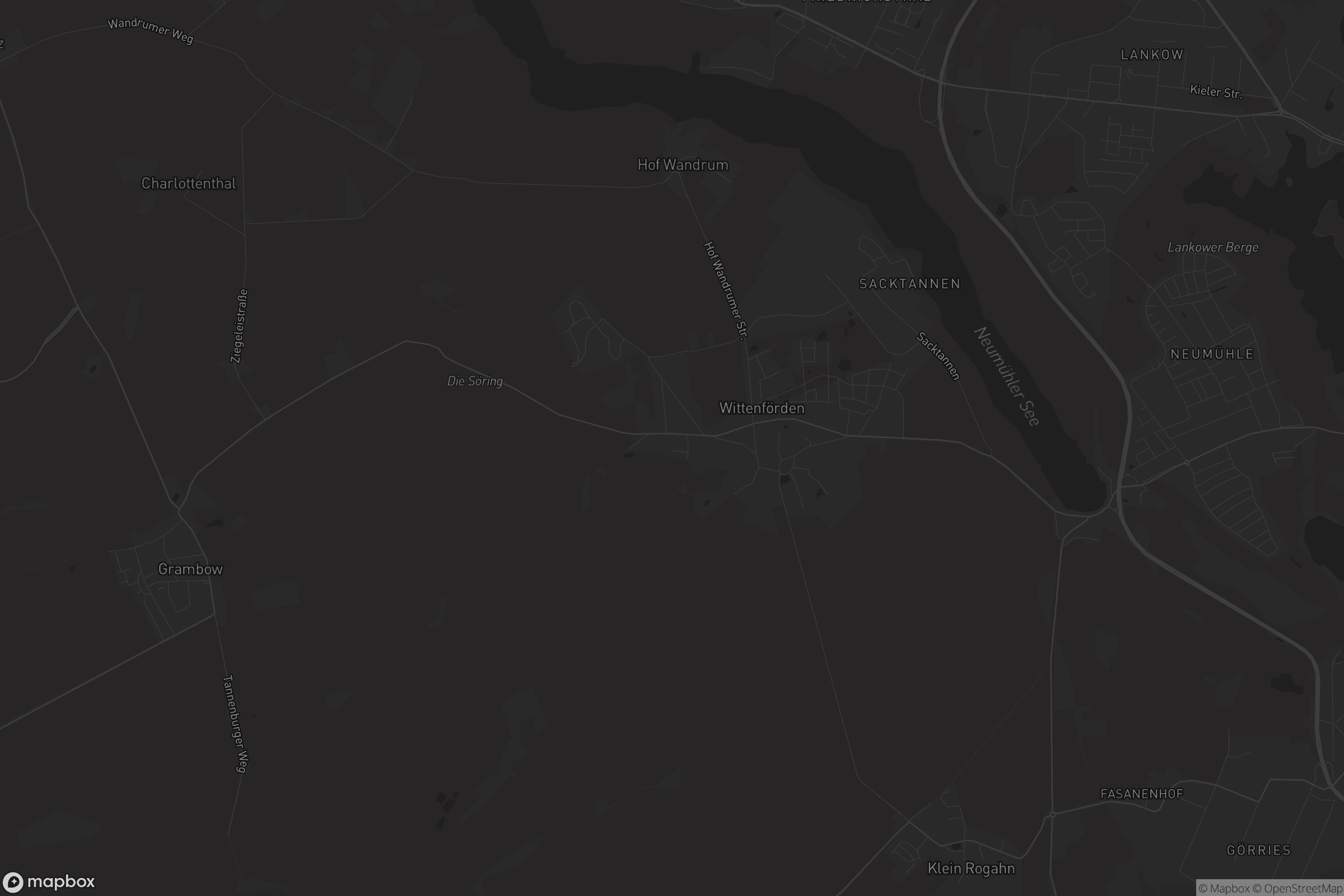 Karte von Wittenförden