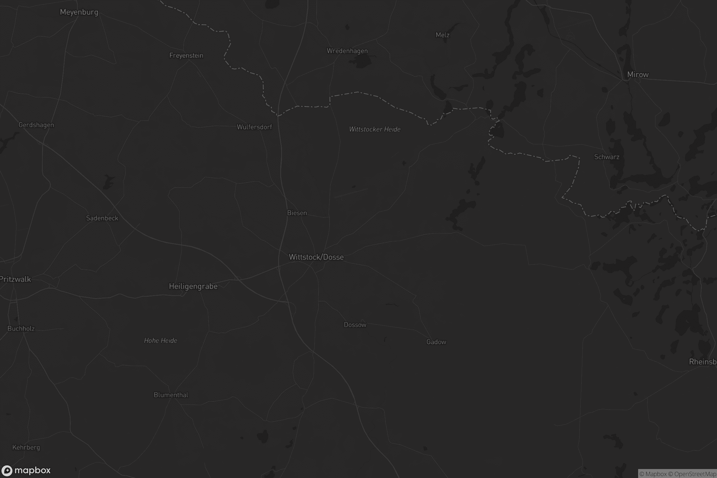 Karte von Wittstock/Dosse
