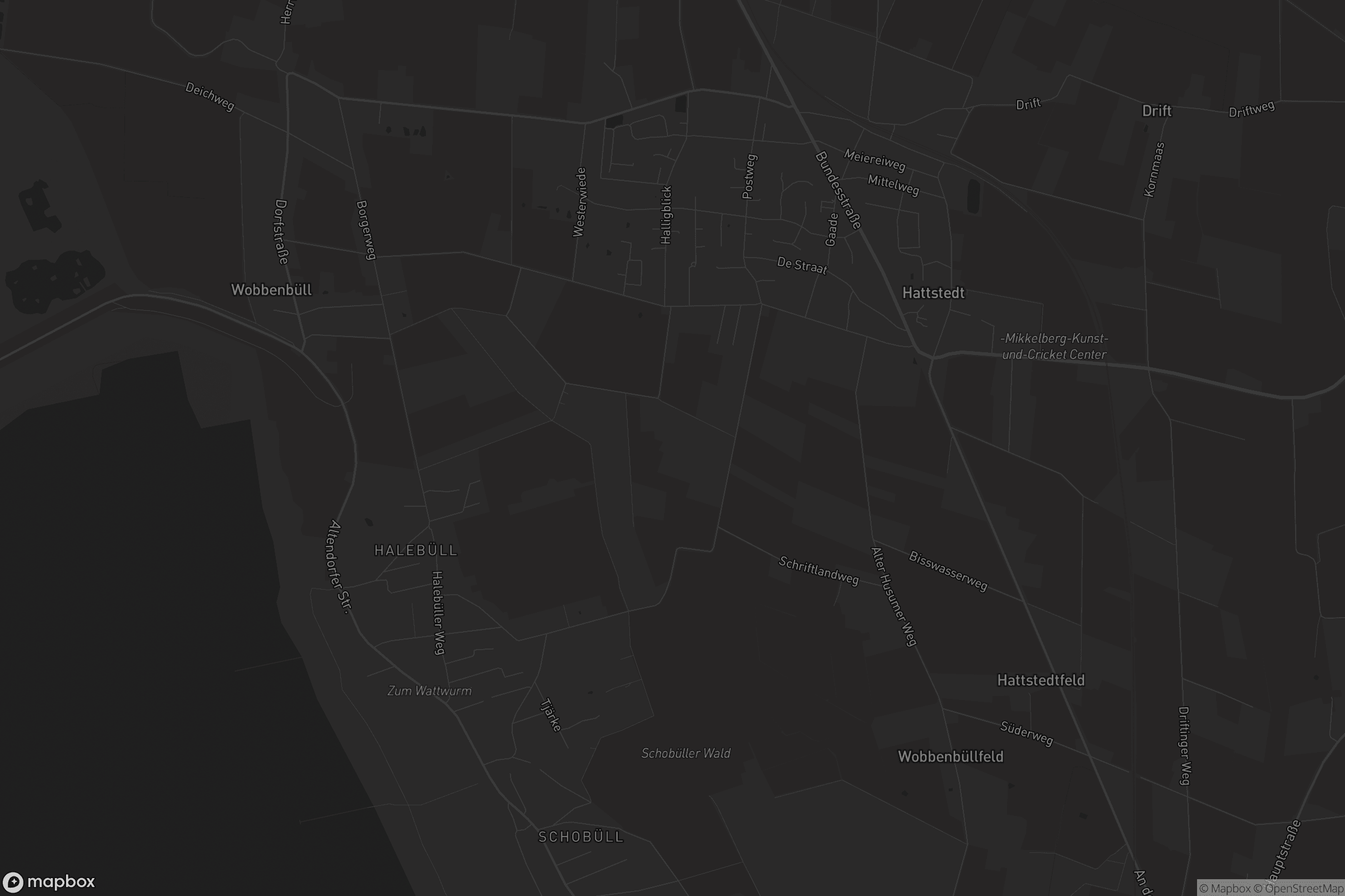 Karte von Wobbenbüll