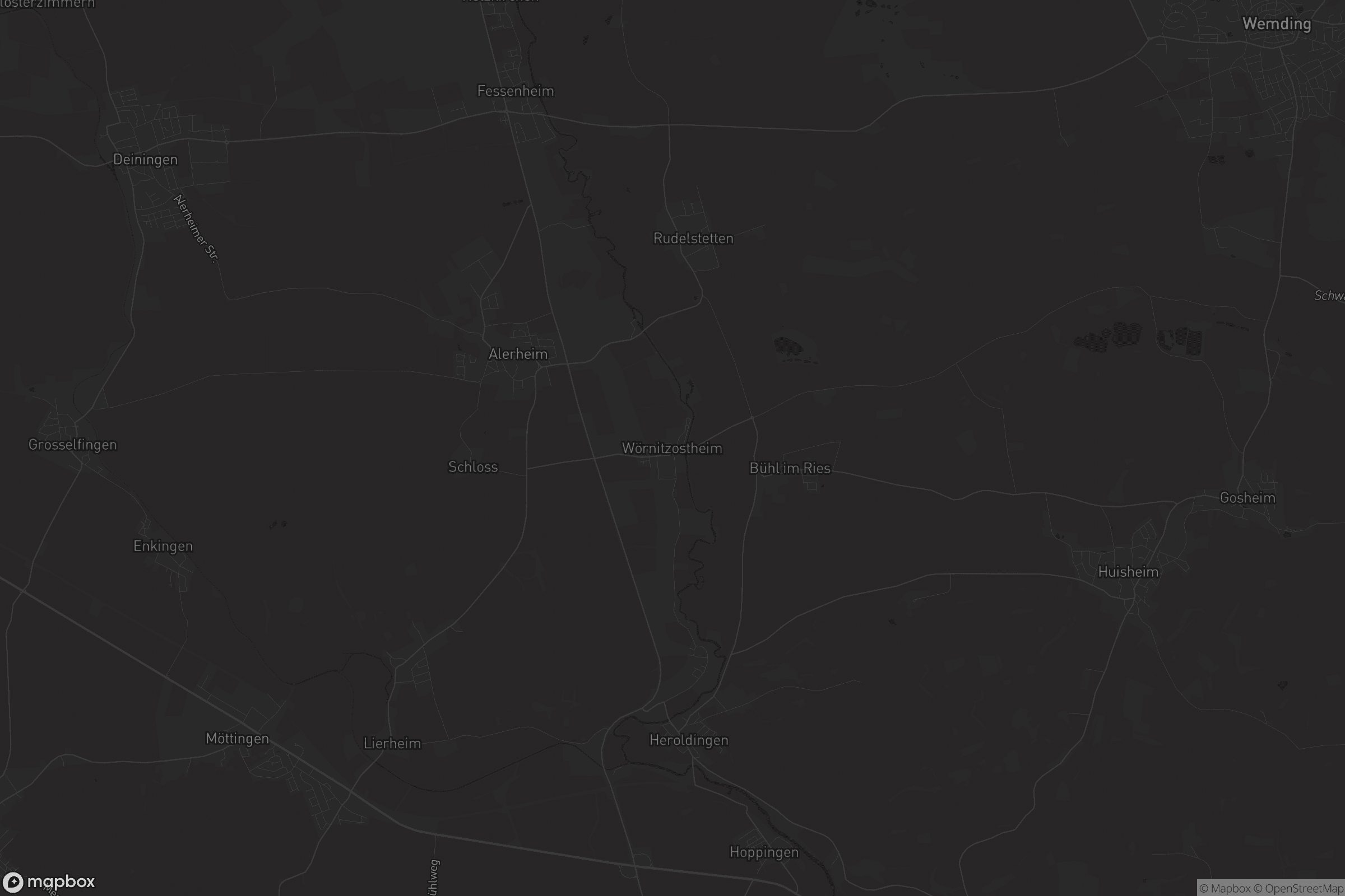 Karte von Wörnitzostheim