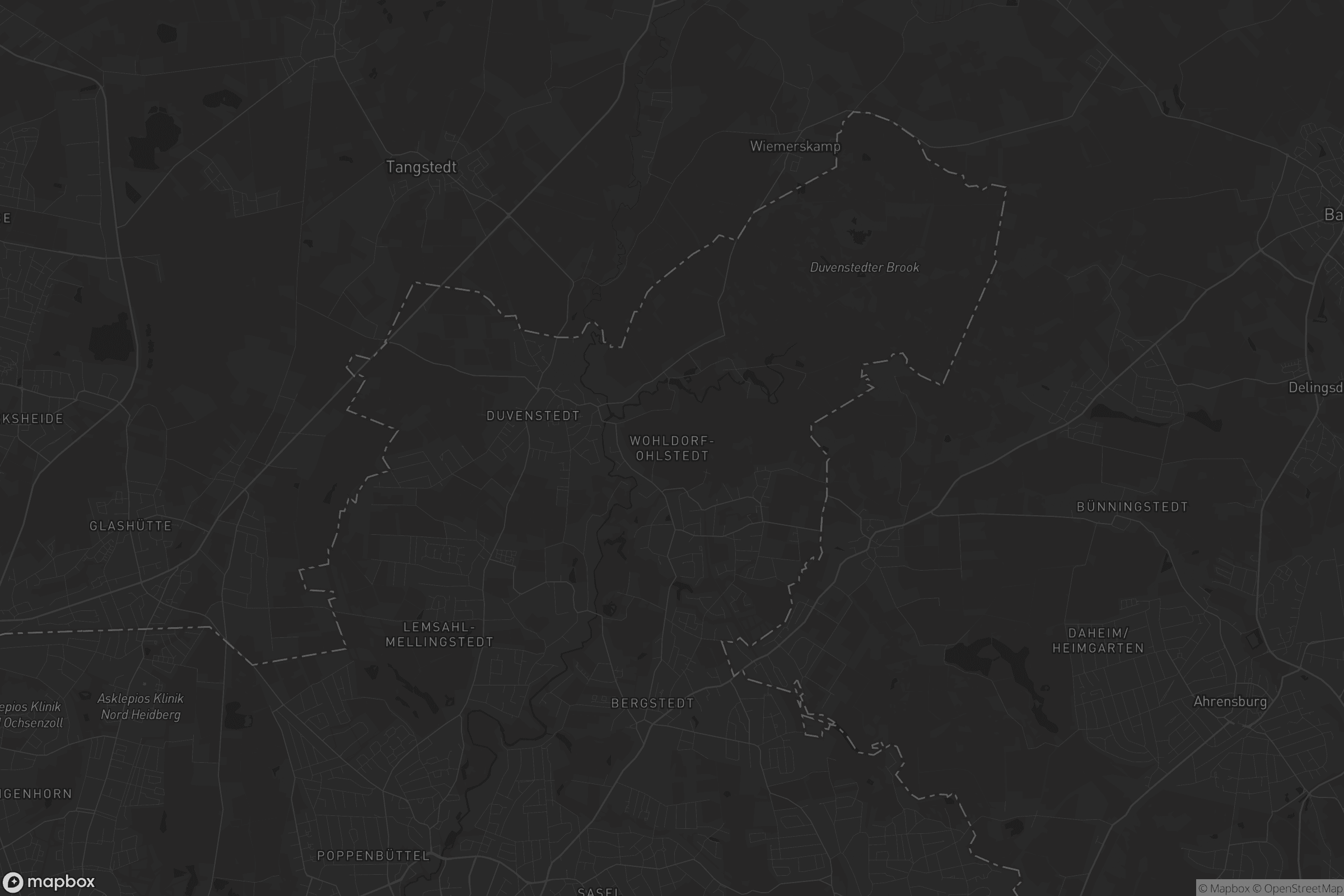 Karte von Wohldorf-Ohlstedt