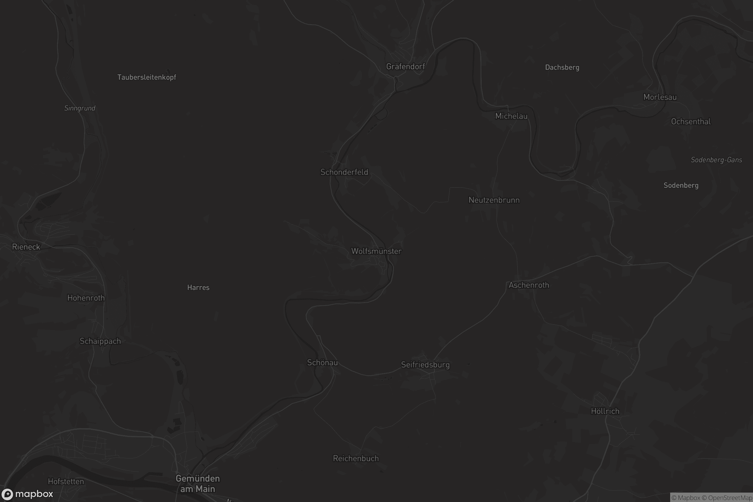 Karte von Wolfsmünster