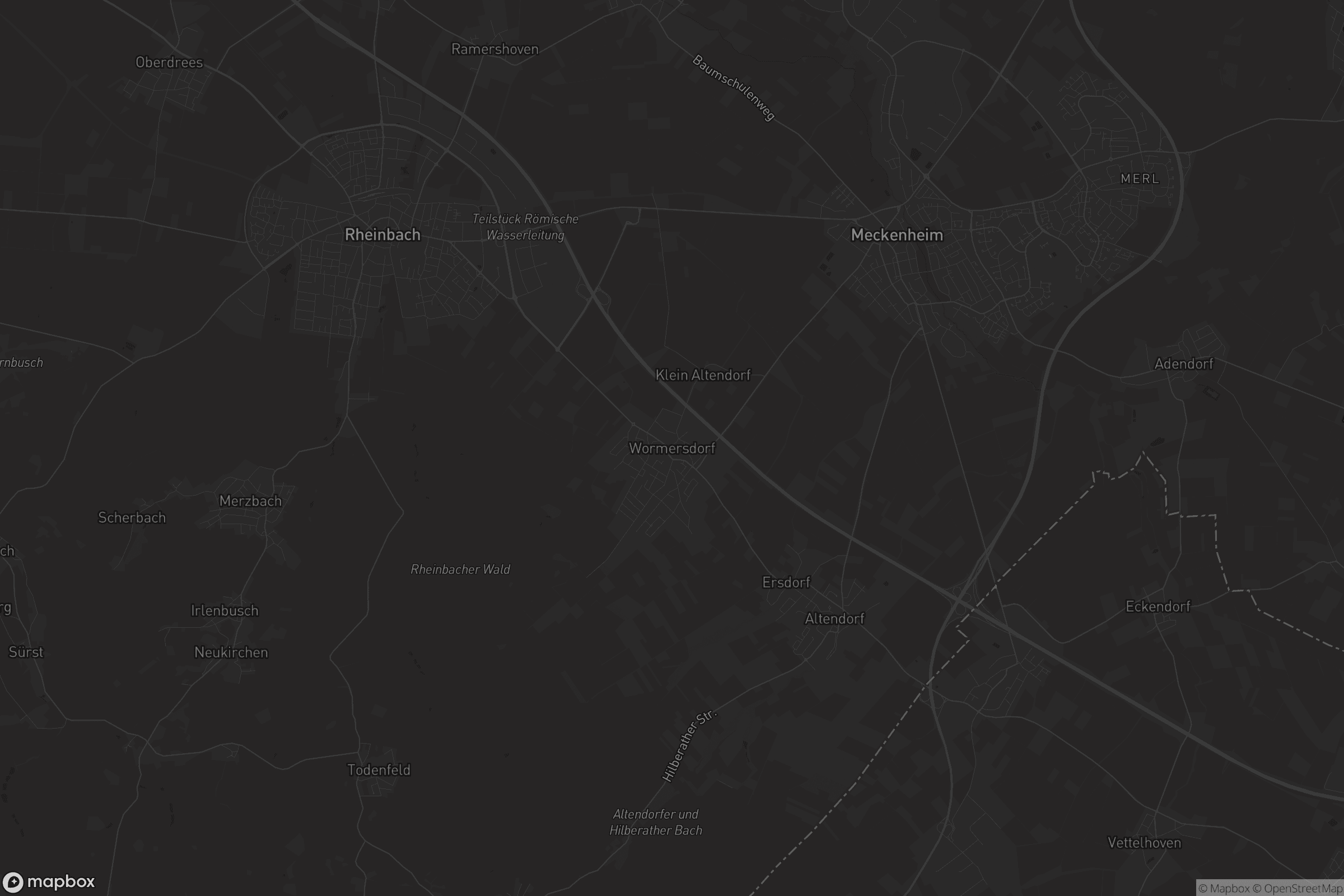 Karte von Wormersdorf