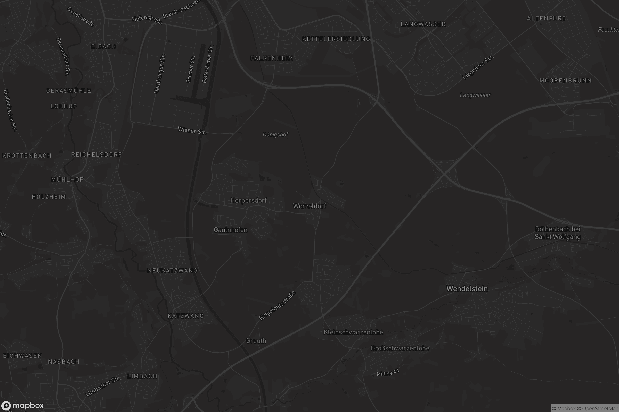 Karte von Worzeldorf