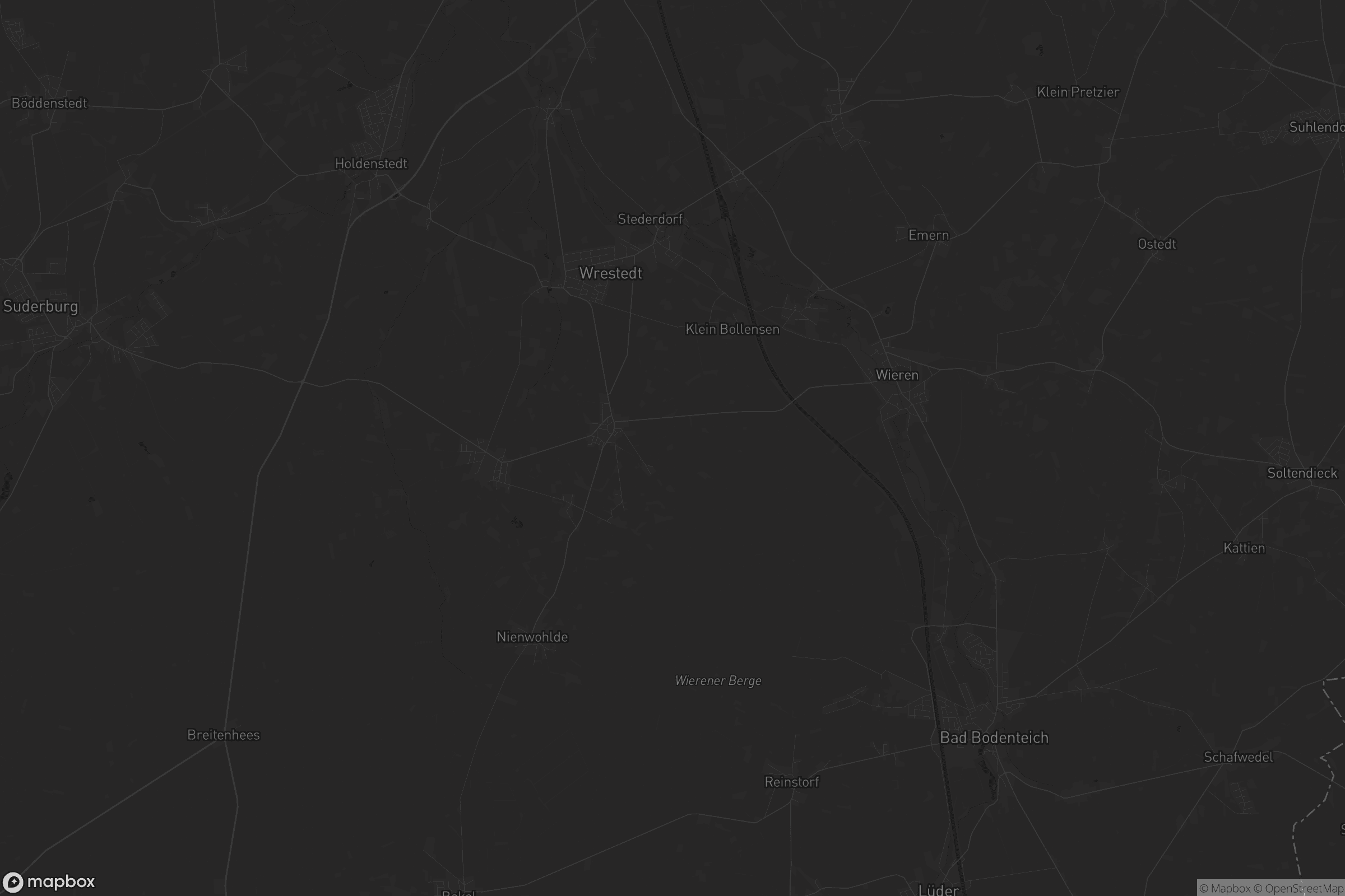 Karte von Wrestedt