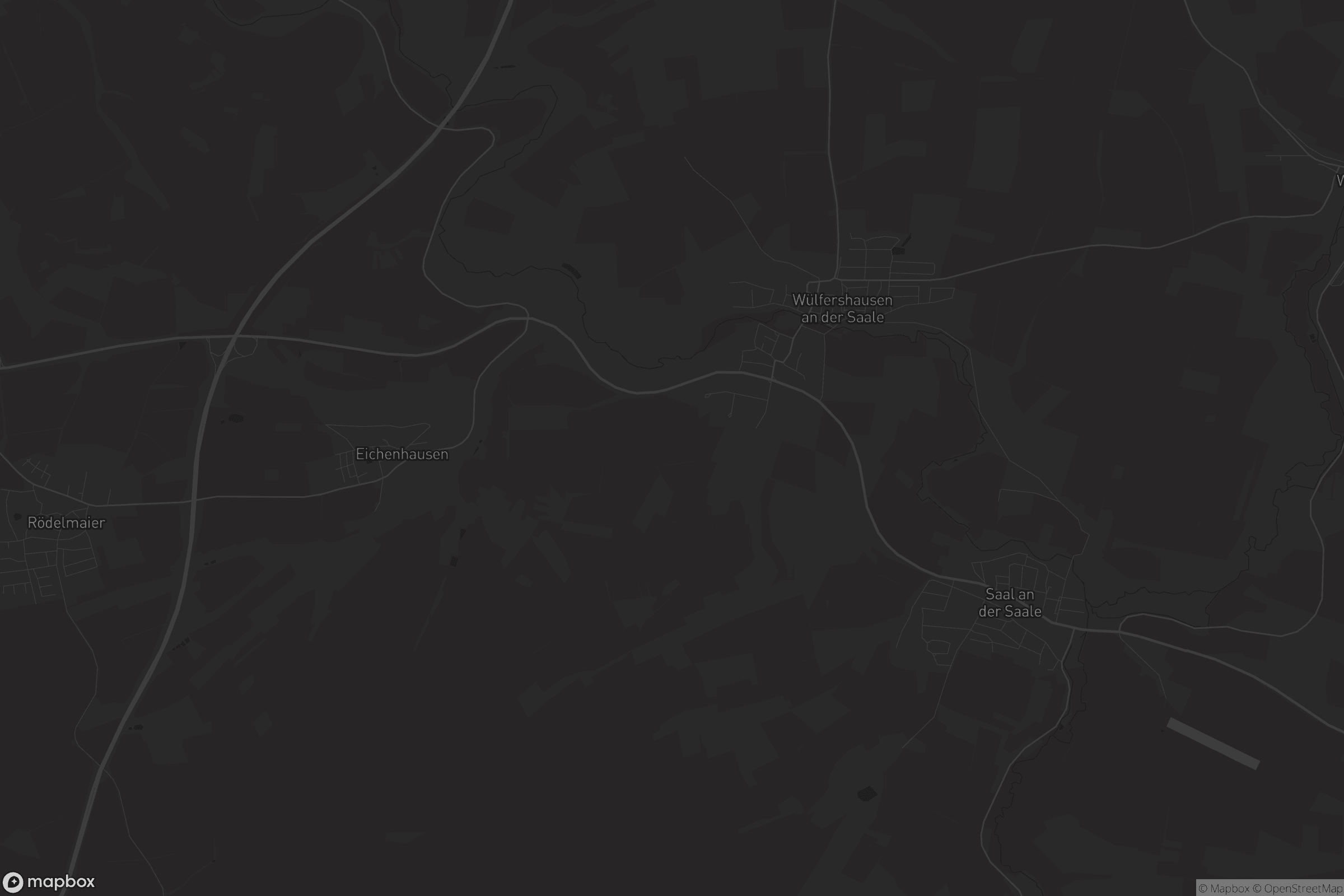 Karte von Wülfershausen an der Saale