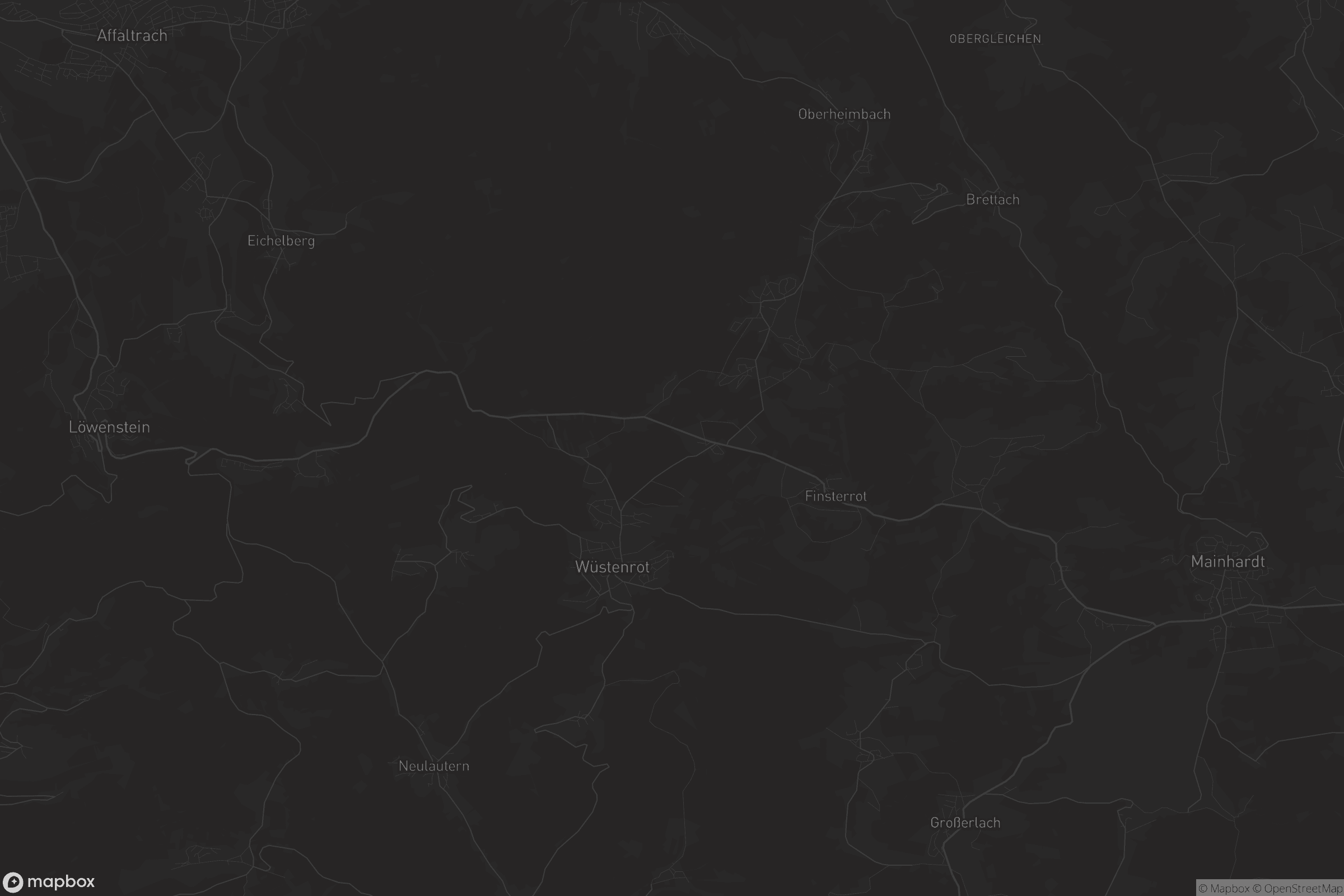 Karte von Wüstenrot