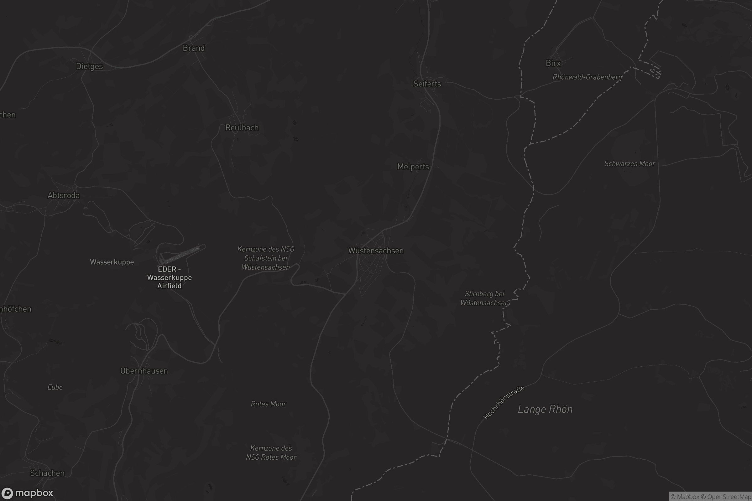 Karte von Wüstensachsen