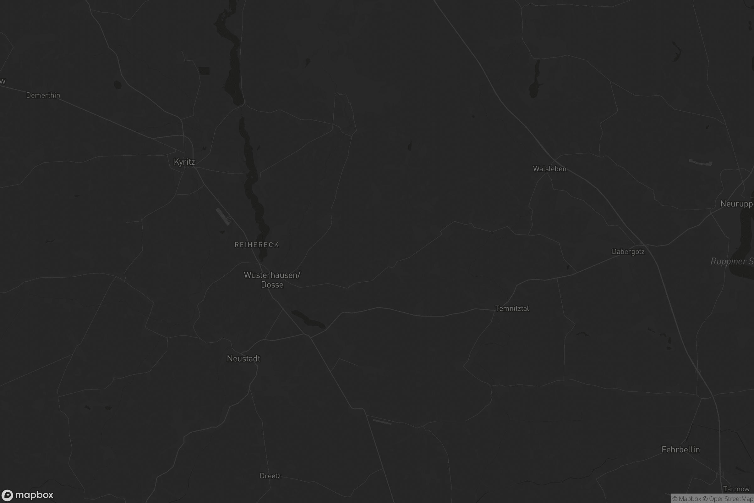 Karte von Wusterhausen/Dosse