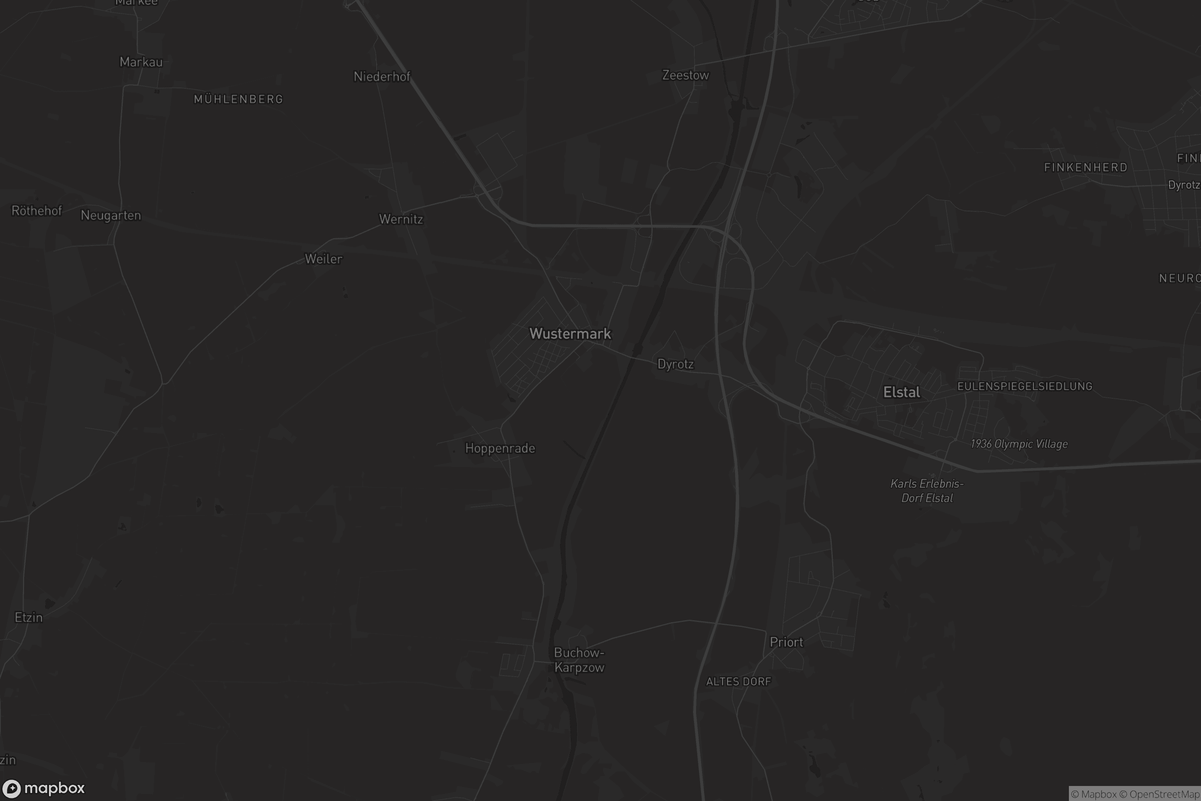 Karte von Wustermark