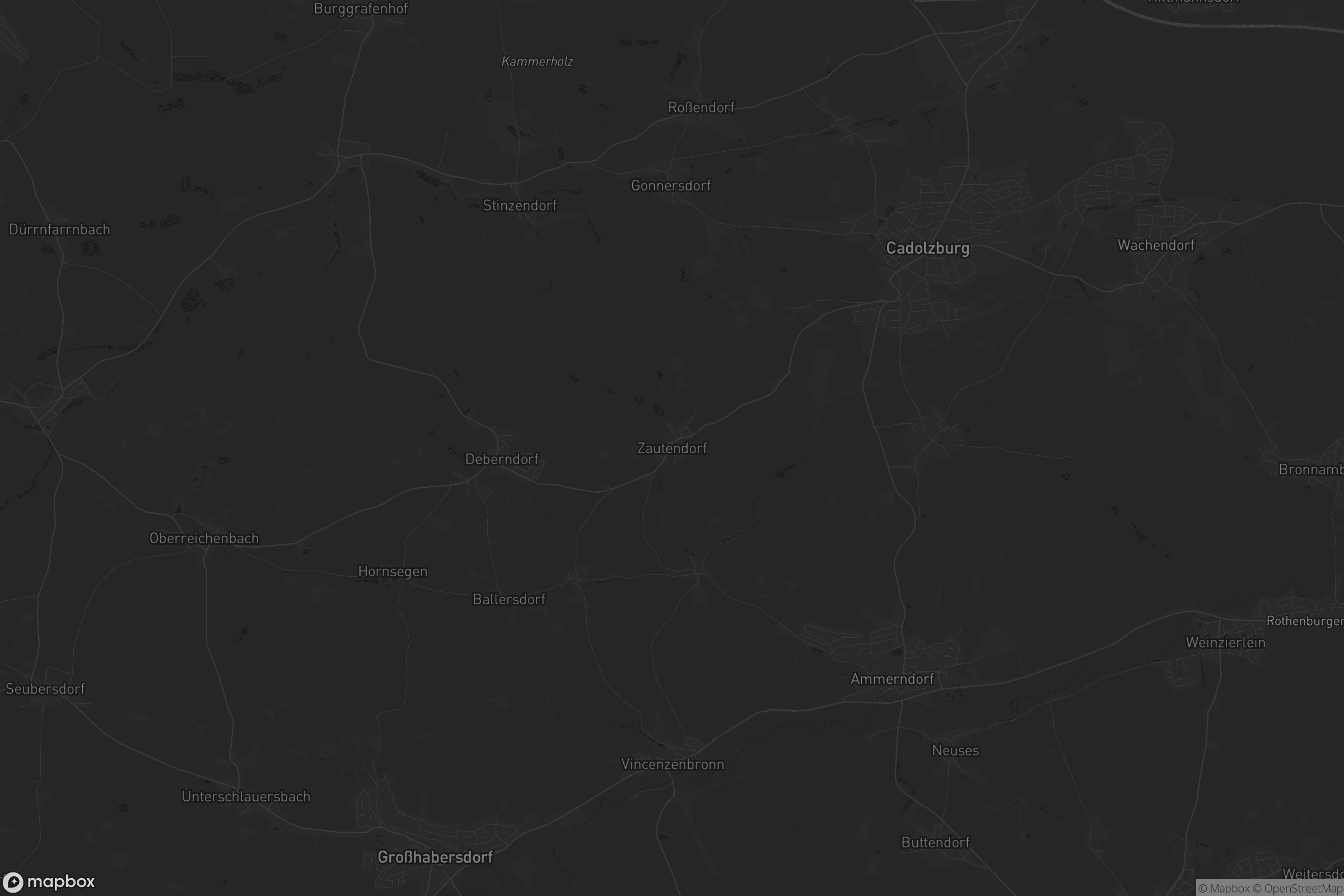 Karte von Zautendorf