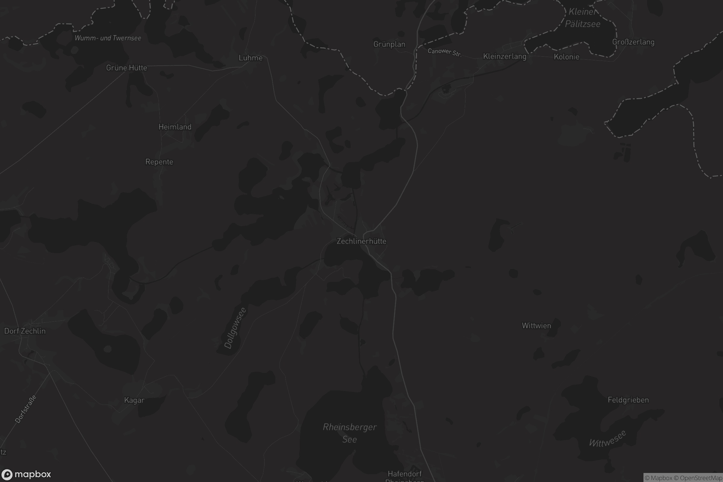 Karte von Zechlinerhütte