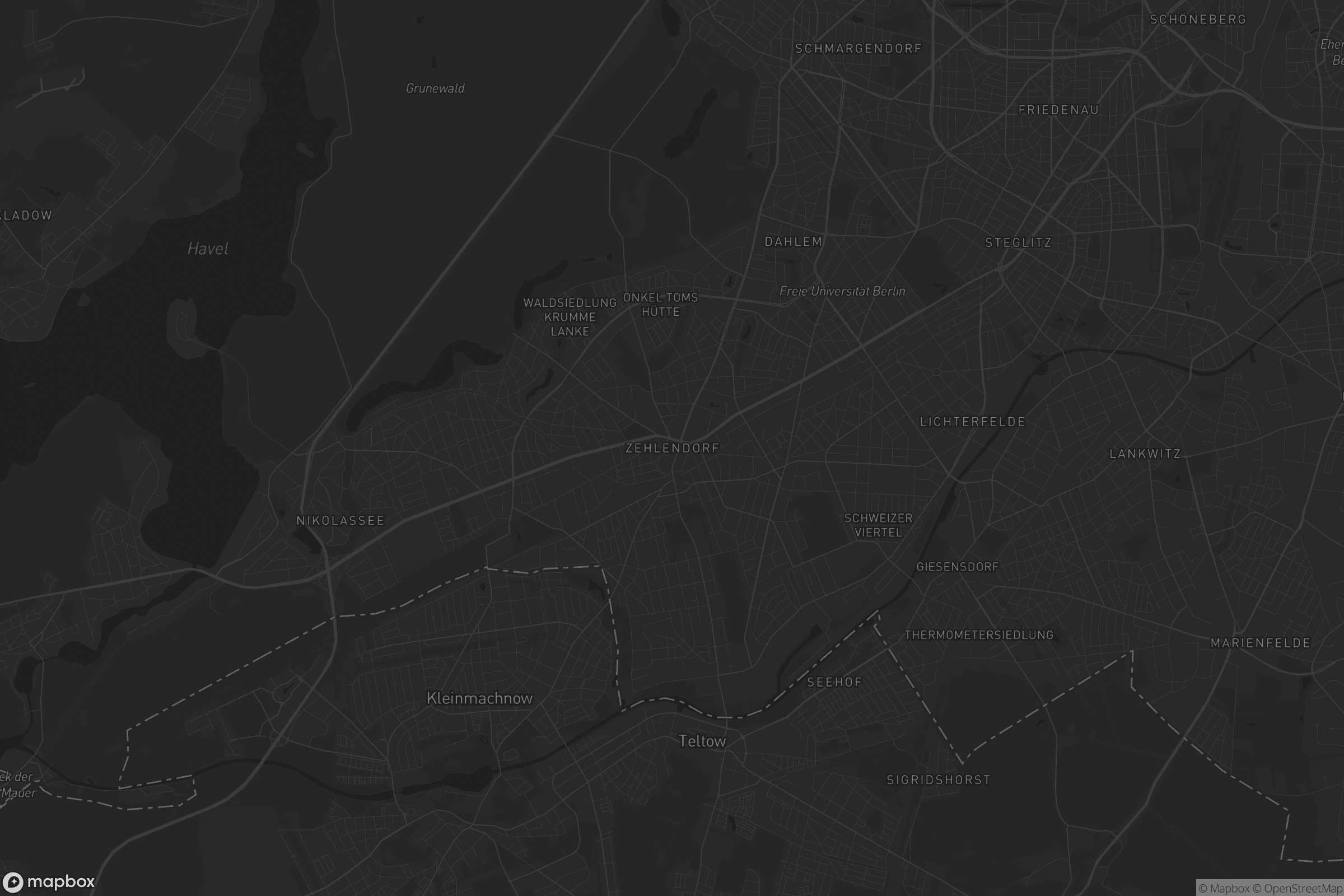 Karte von Zehlendorf