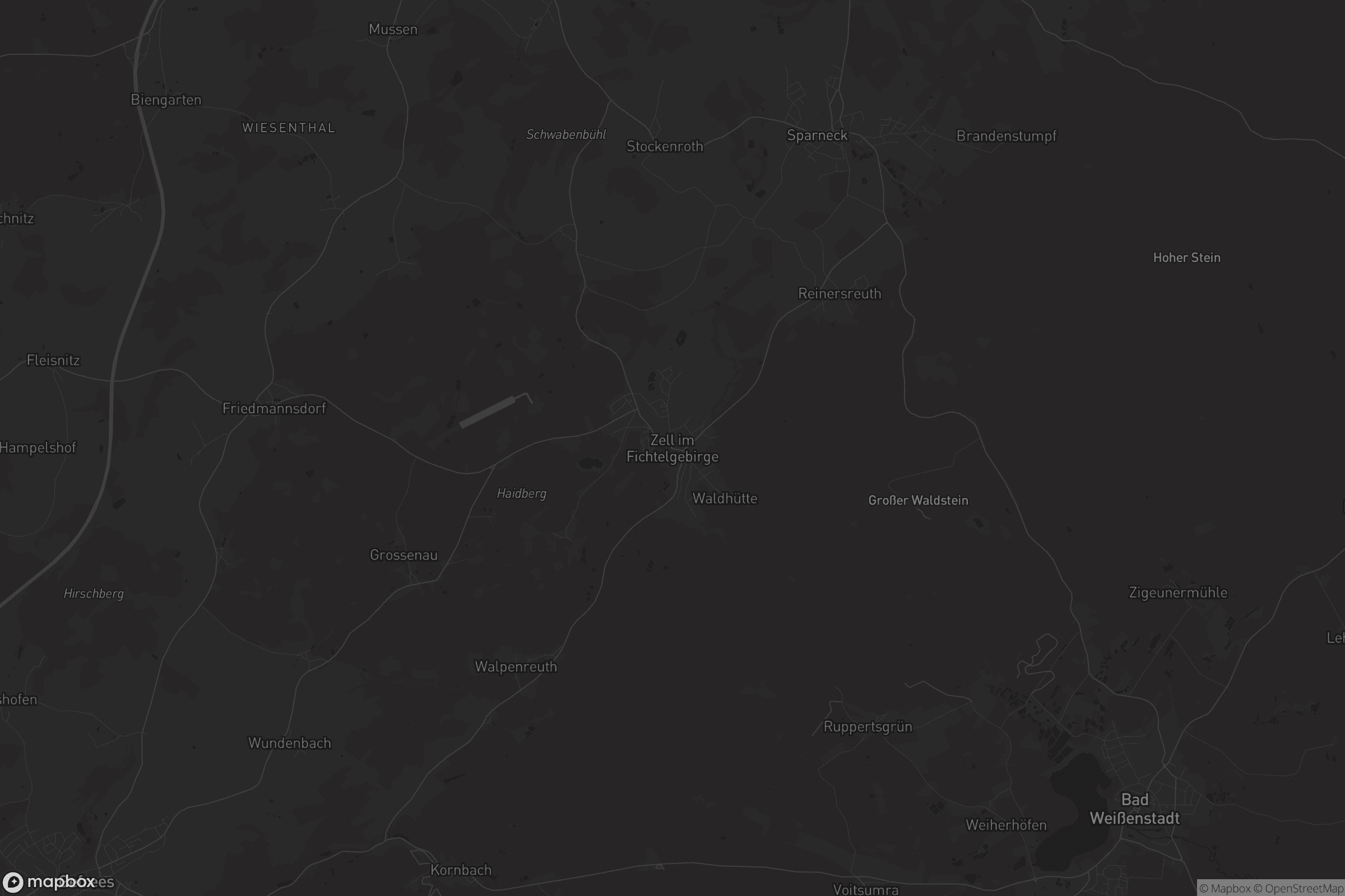 Karte von Zell im Fichtelgebirge