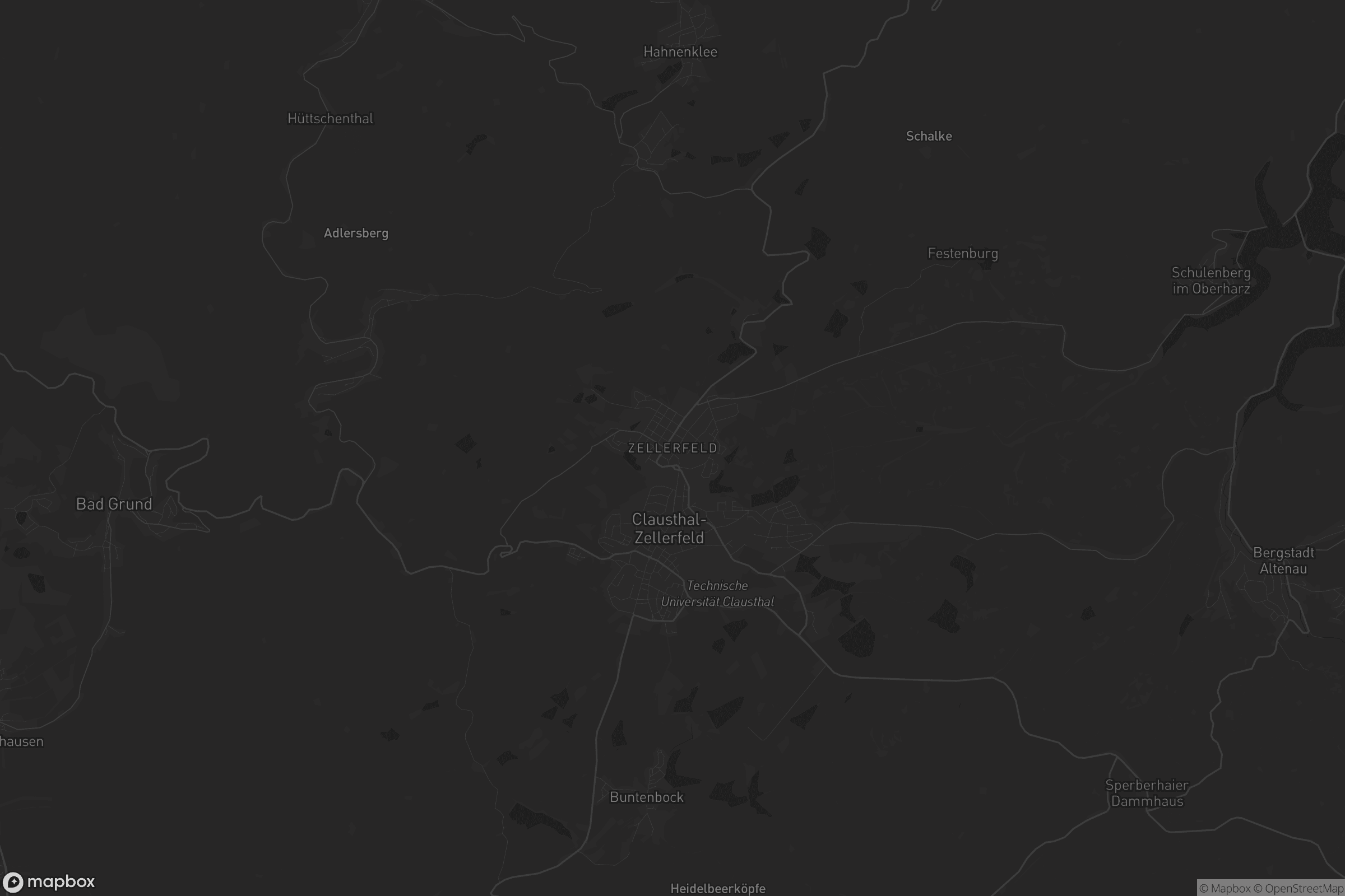 Karte von Zellerfeld