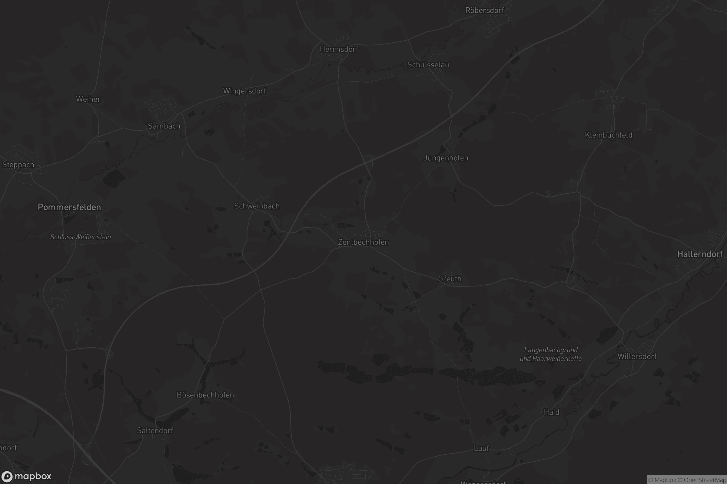 Karte von Zentbechhofen