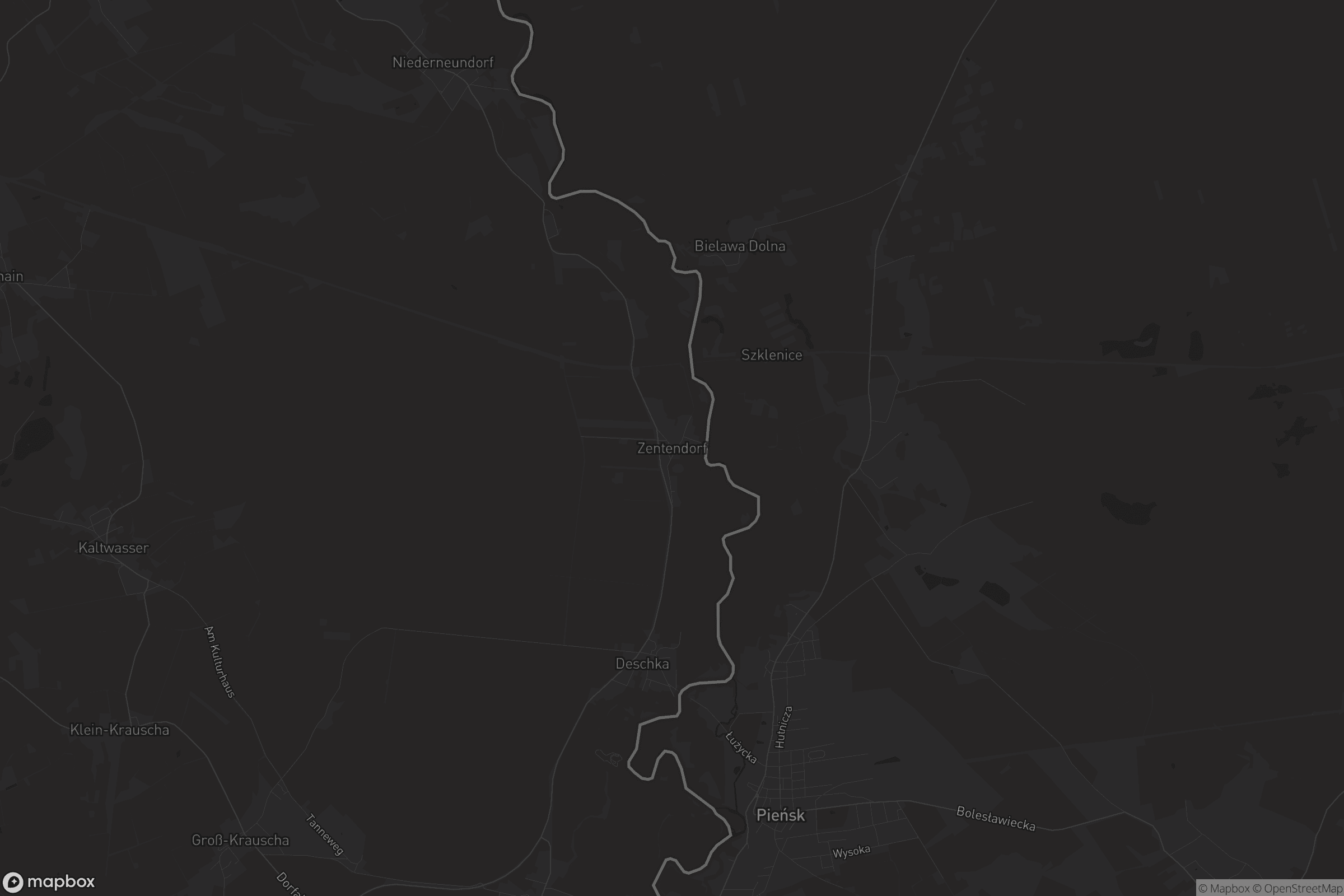 Karte von Zentendorf