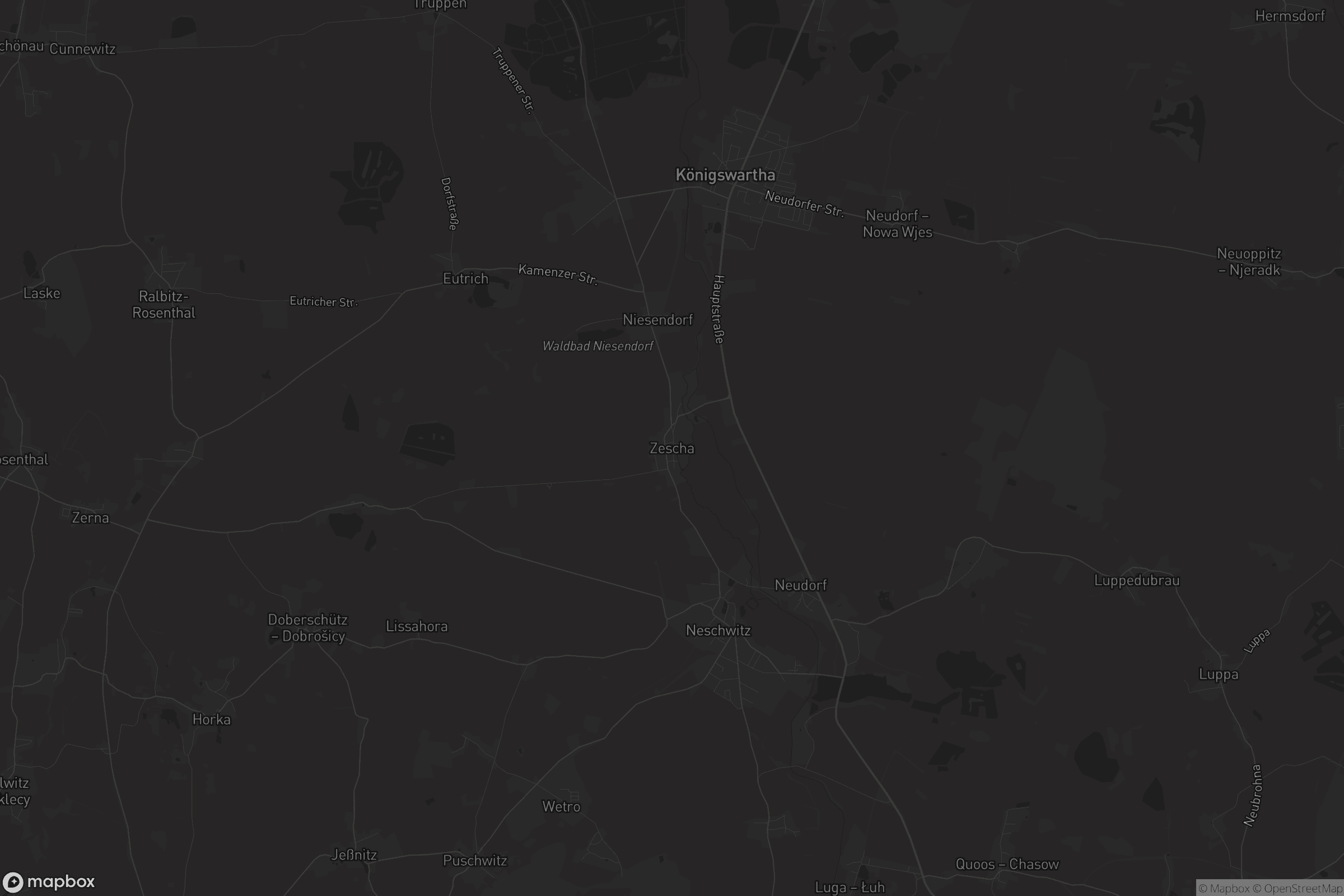 Karte von Zescha - Šešow