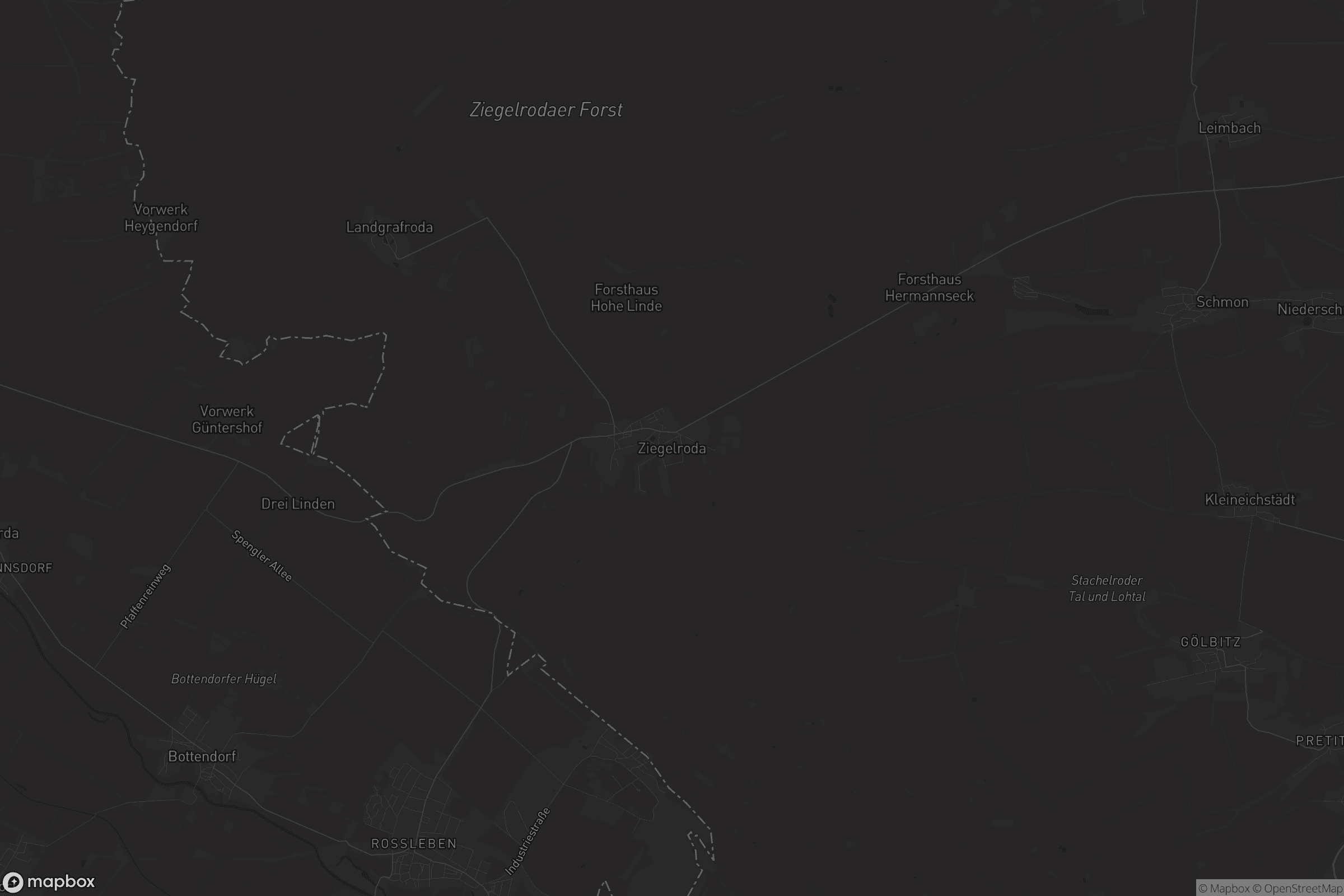 Karte von Ziegelroda