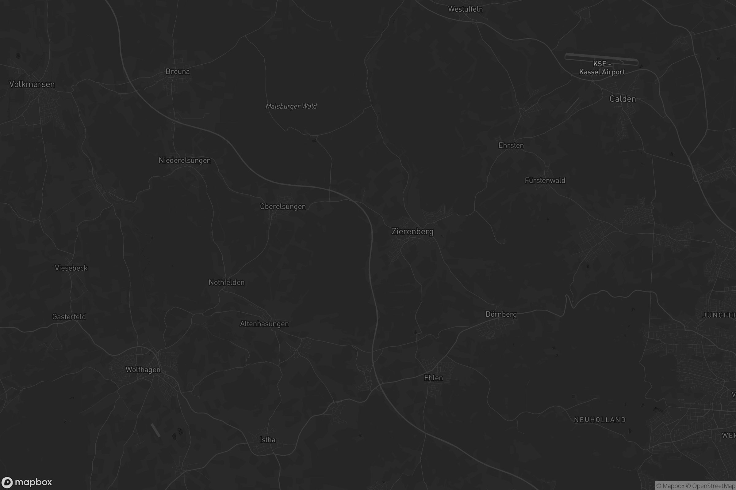 Karte von Zierenberg