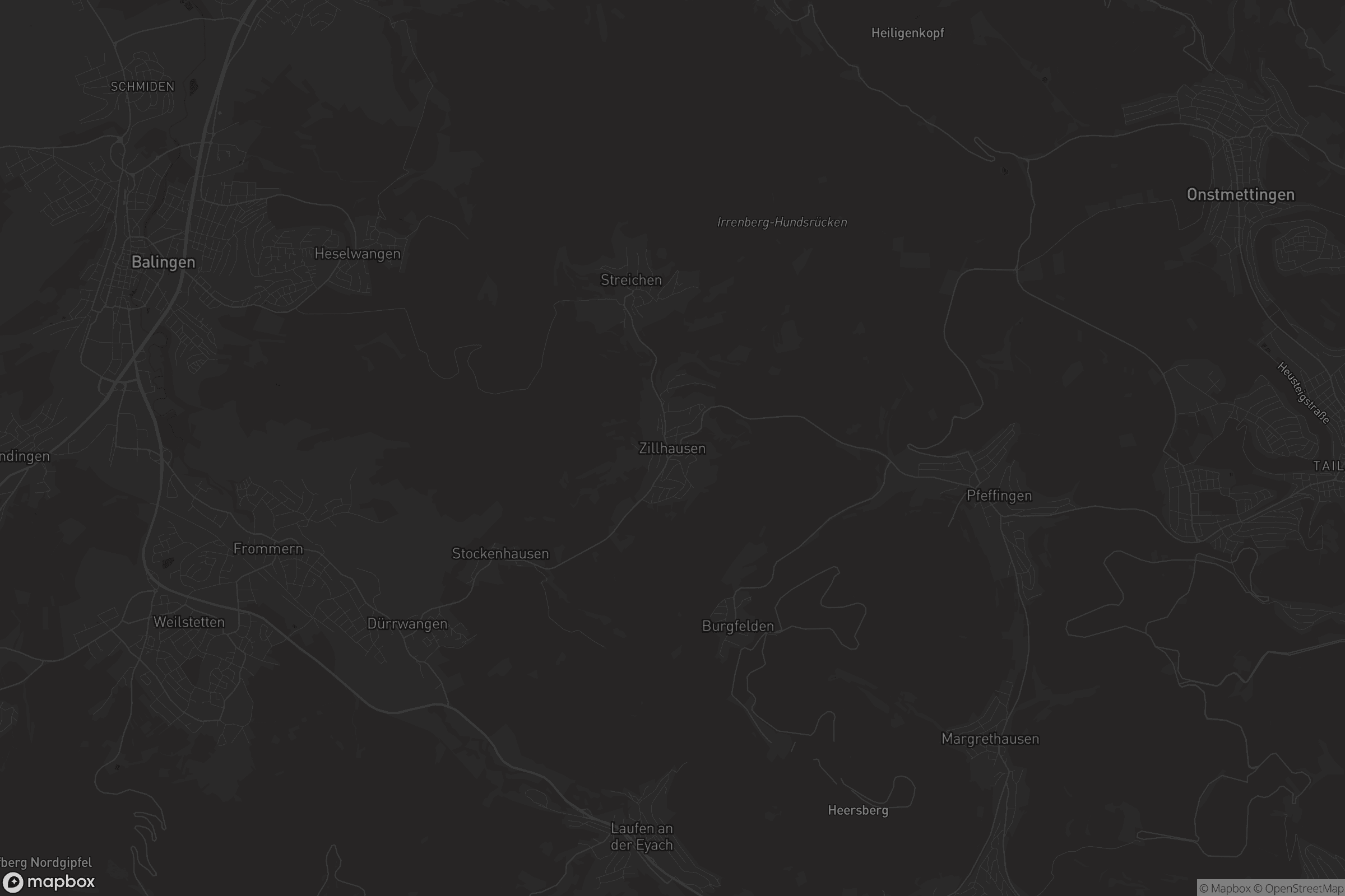 Karte von Zillhausen