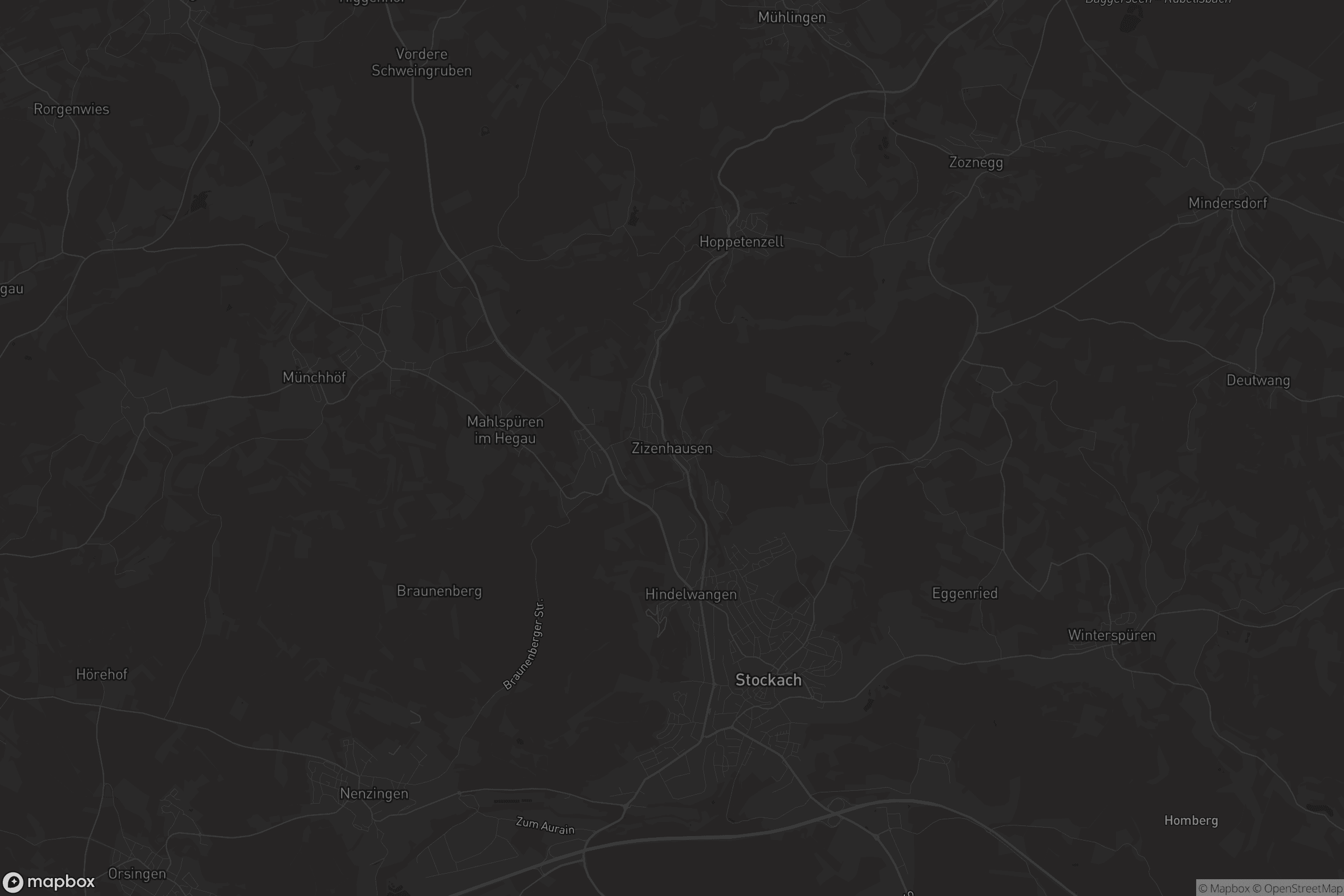 Karte von Zizenhausen