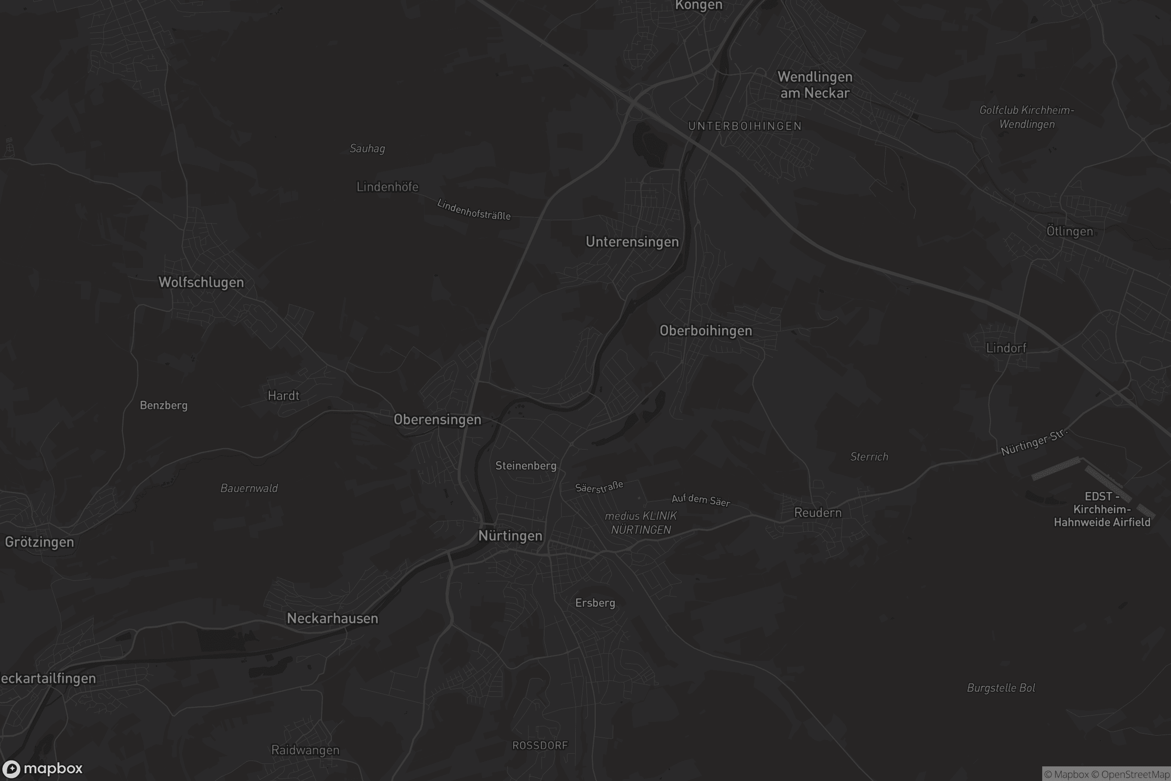 Karte von Zizishausen