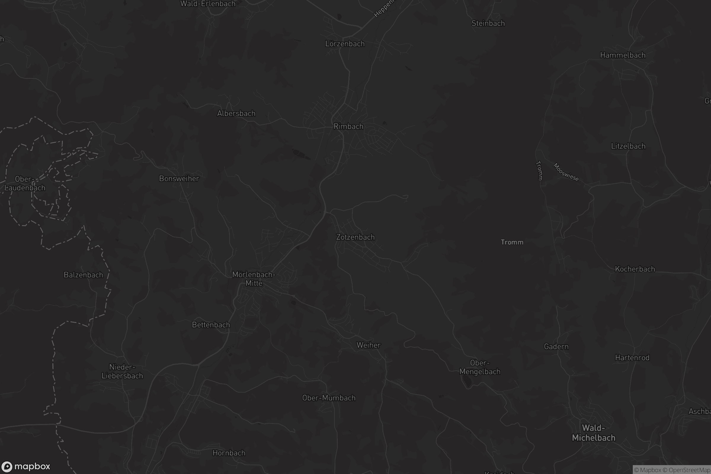 Karte von Zotzenbach