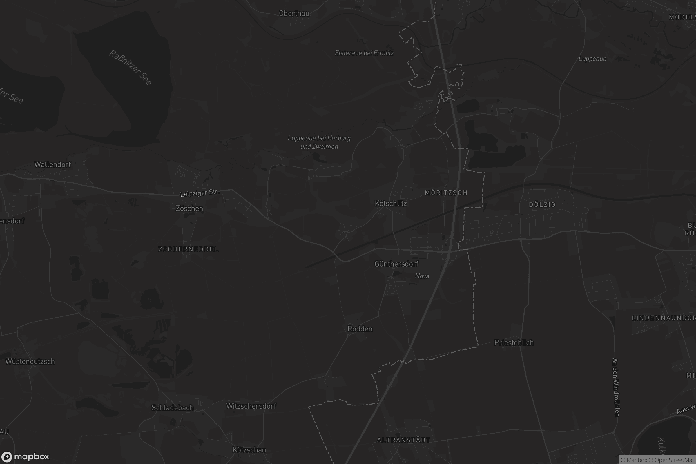 Karte von Zschöchergen