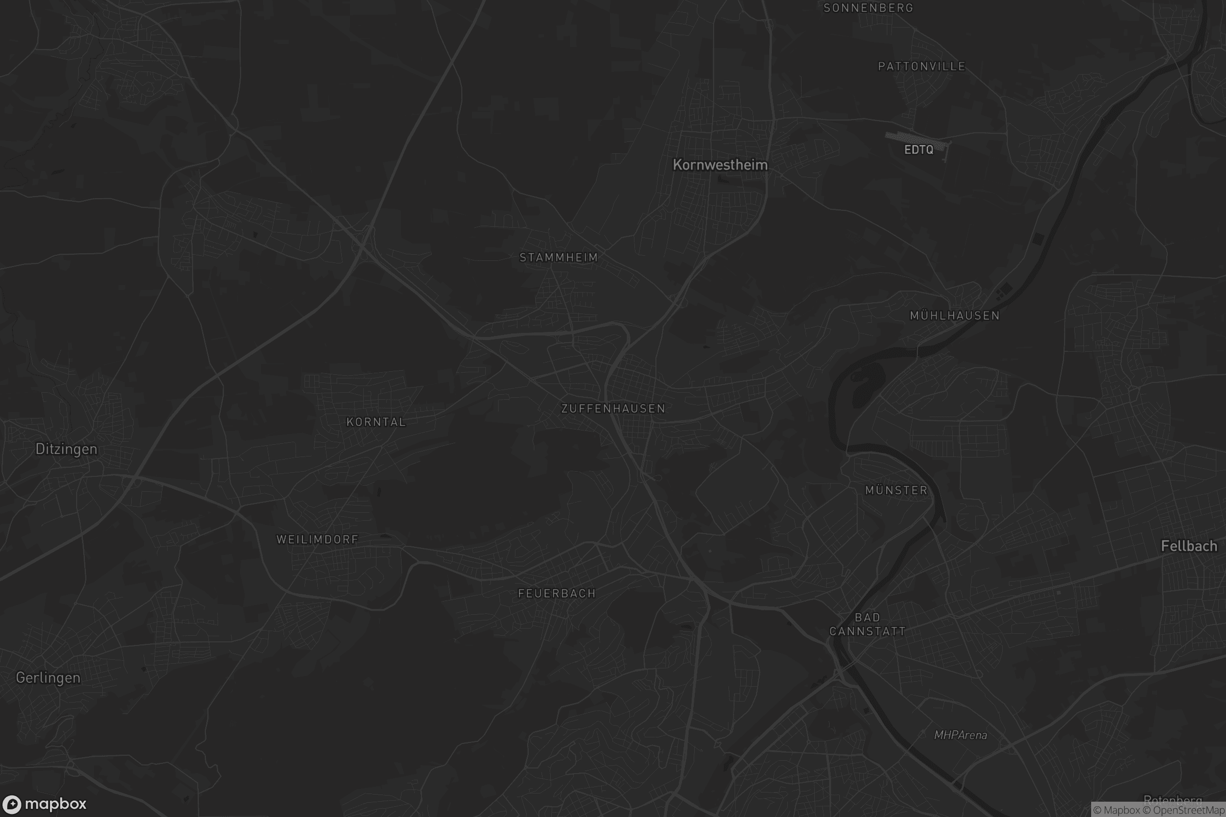 Karte von Zuffenhausen