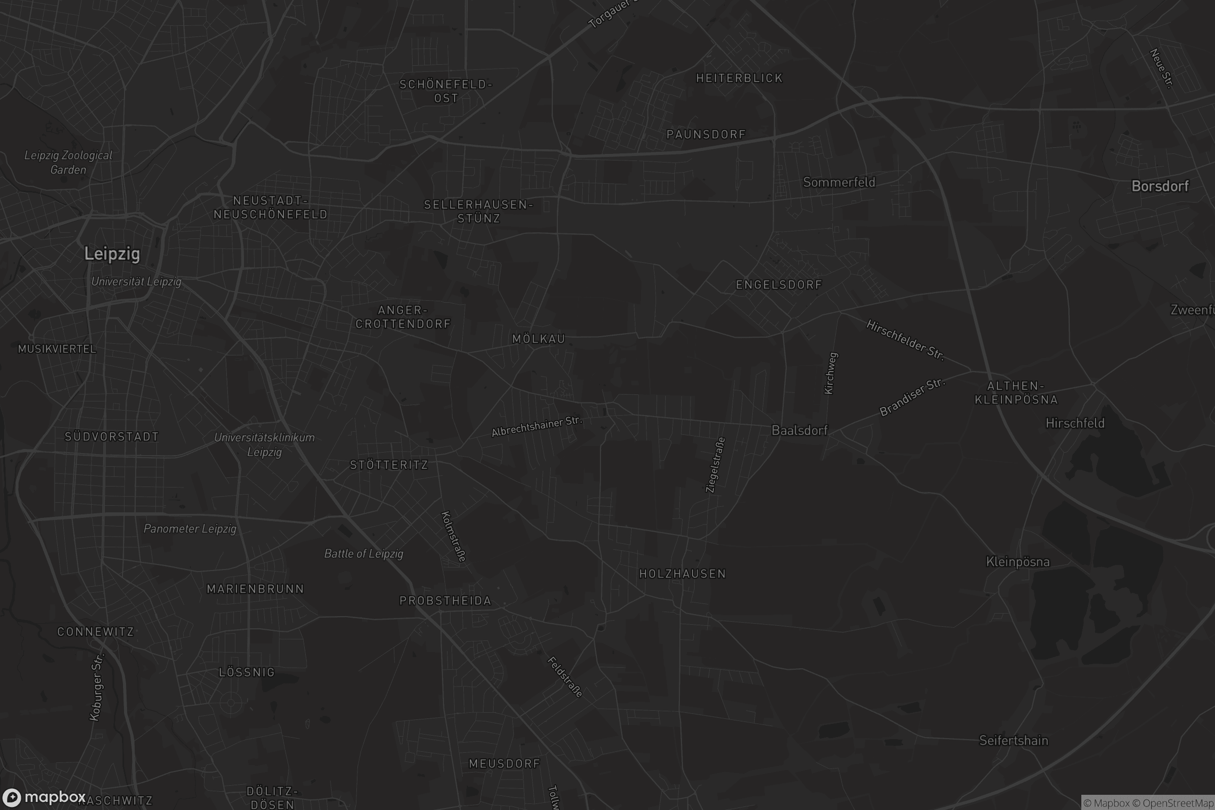 Karte von Zweinaundorf