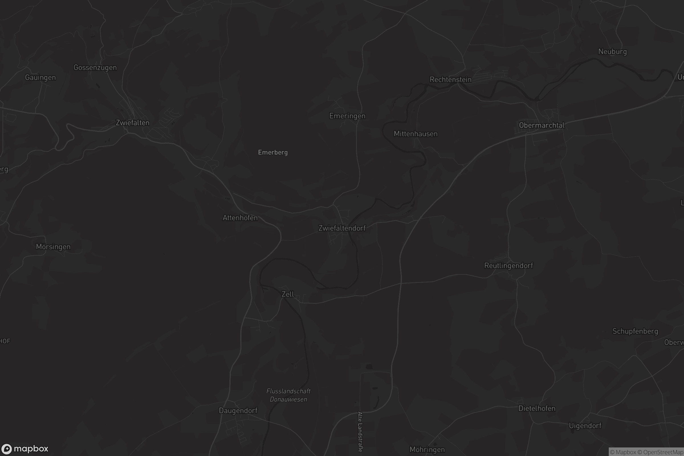 Karte von Zwiefaltendorf