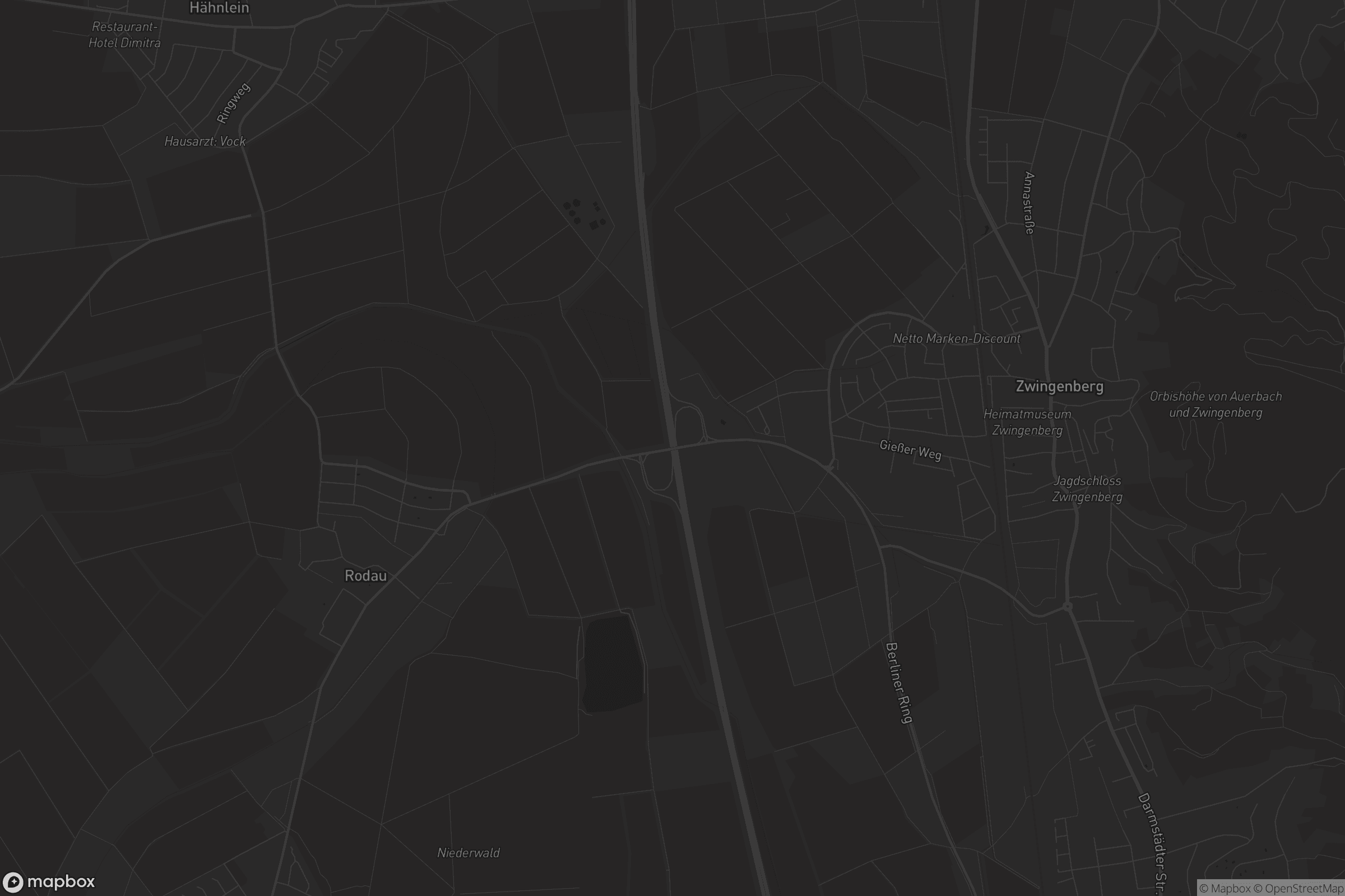 Karte von Zwingenberg