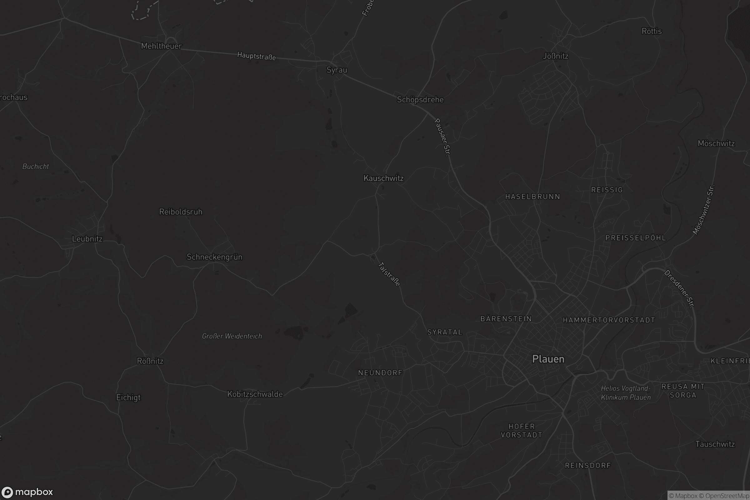 Karte von Zwoschwitz