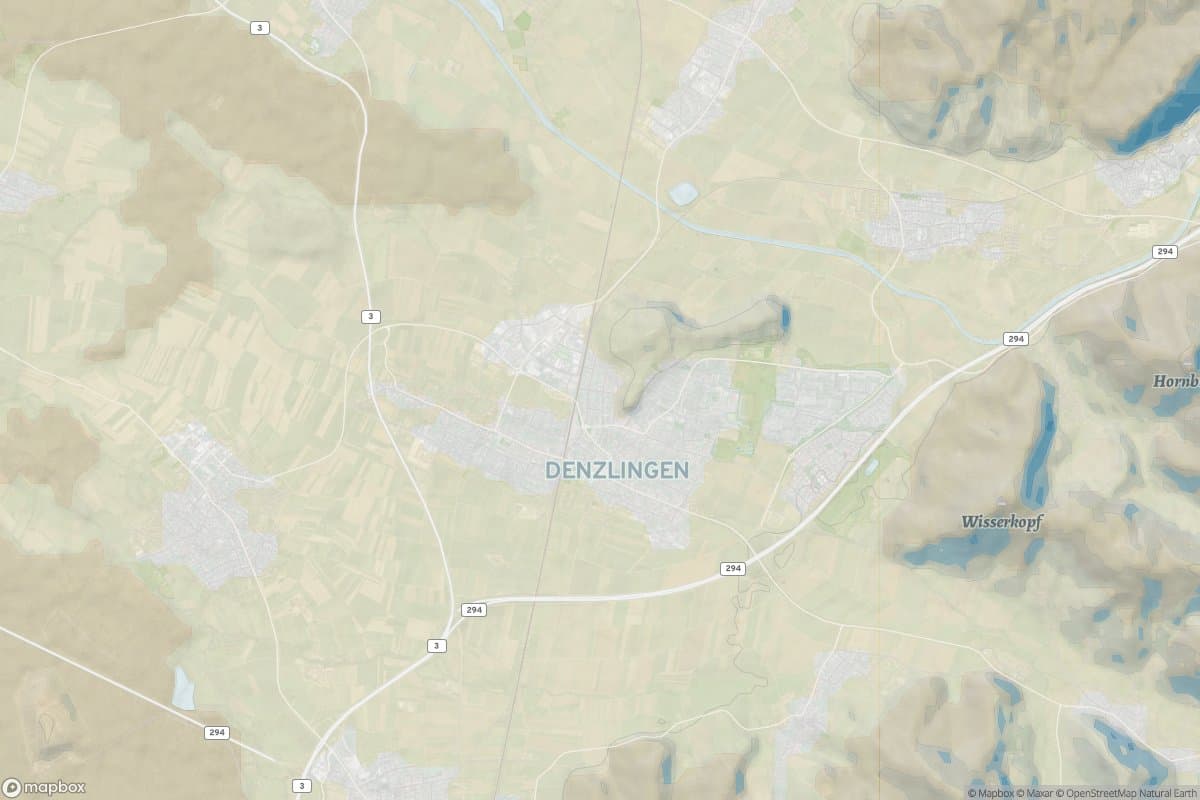 Karte von denzlingen.